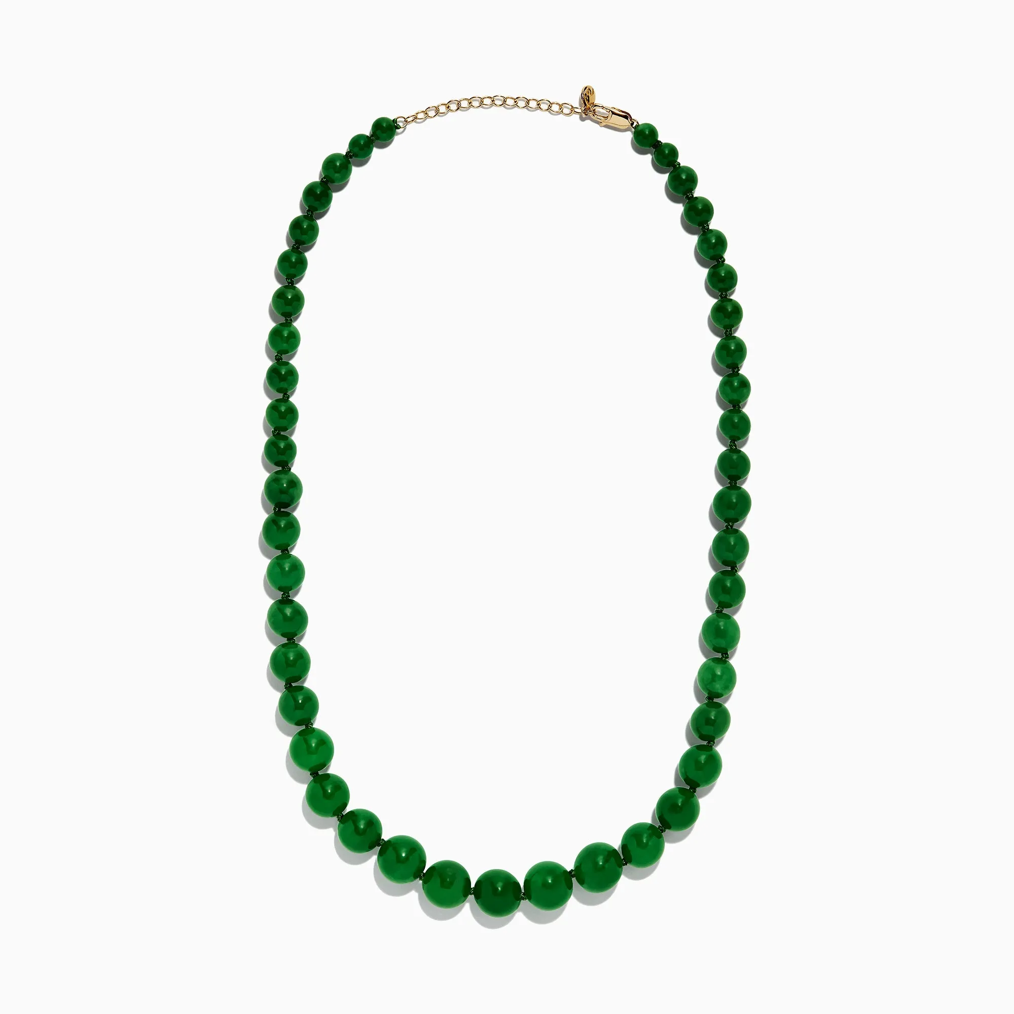 14K Yellow Gold Jade Necklace, 339.00 TW sold by Effy product image thumbnail 3