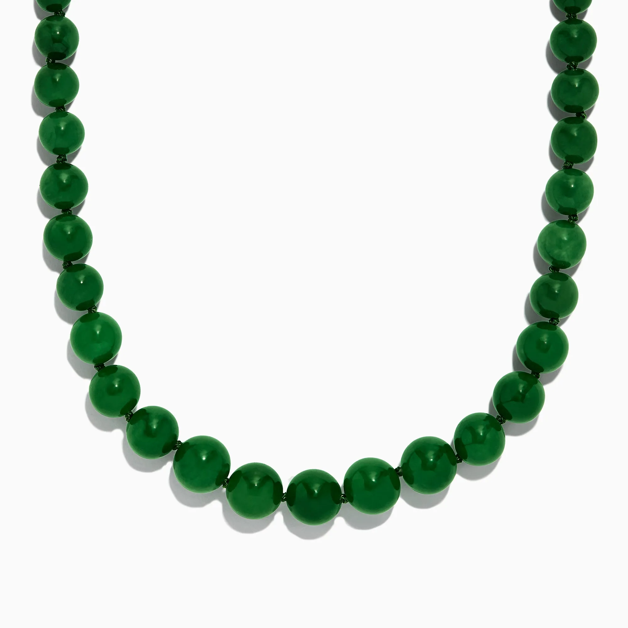 14K Yellow Gold Jade Necklace, 339.00 TW sold by Effy