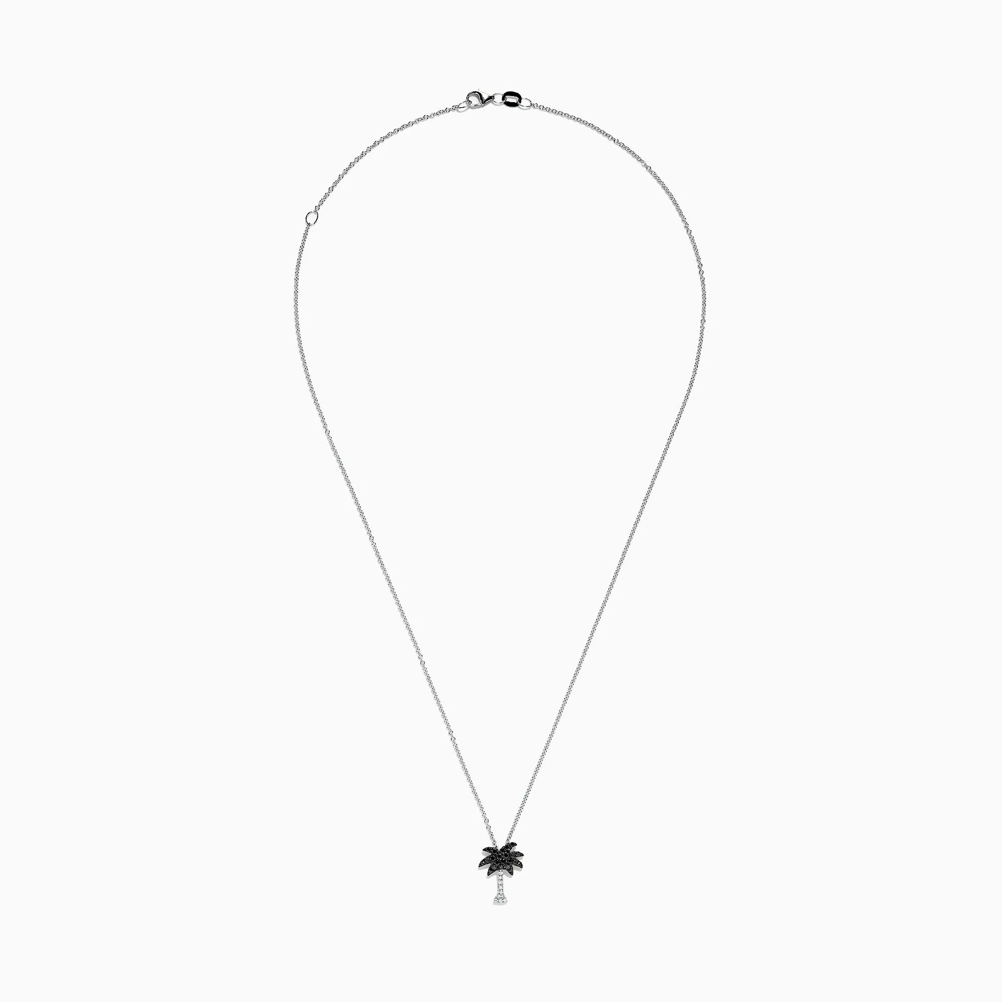 Novelty 14K Gold Black and White Diamond Palm Tree Pendant, 0.27 TCW sold by Effy product image thumbnail 2