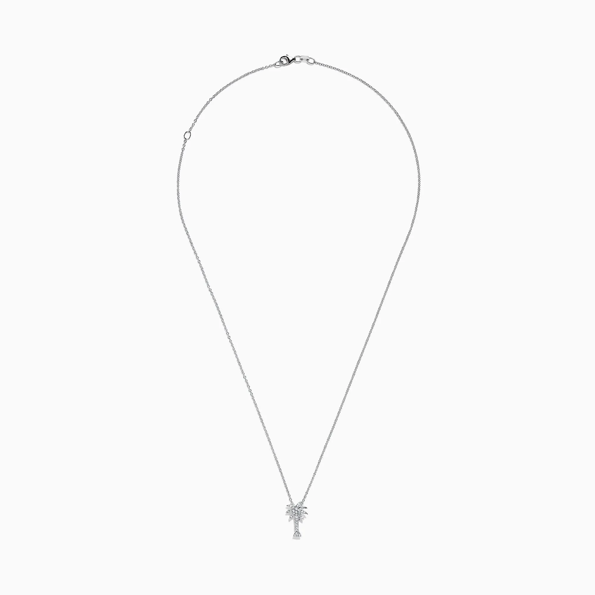 Novelty 14K White Gold Diamond Palm Tree Pendant, 0.10 TCW sold by Effy product image thumbnail 2