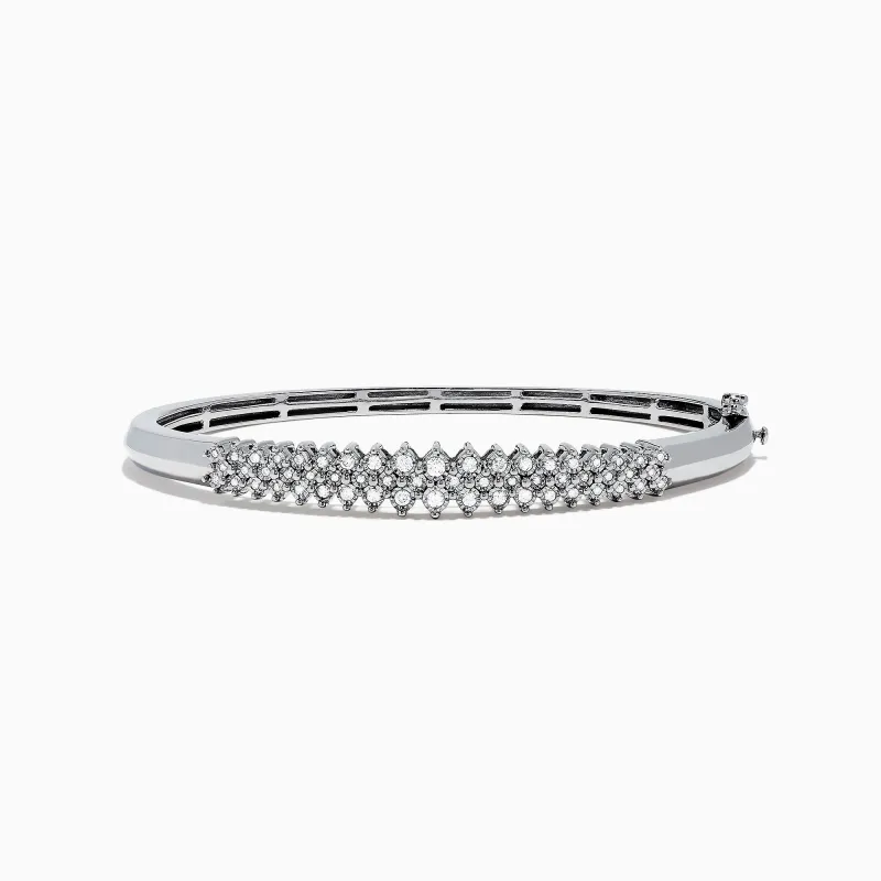 925 Sterling Silver Diamond Bangle, 0.50 TCW sold by Effy