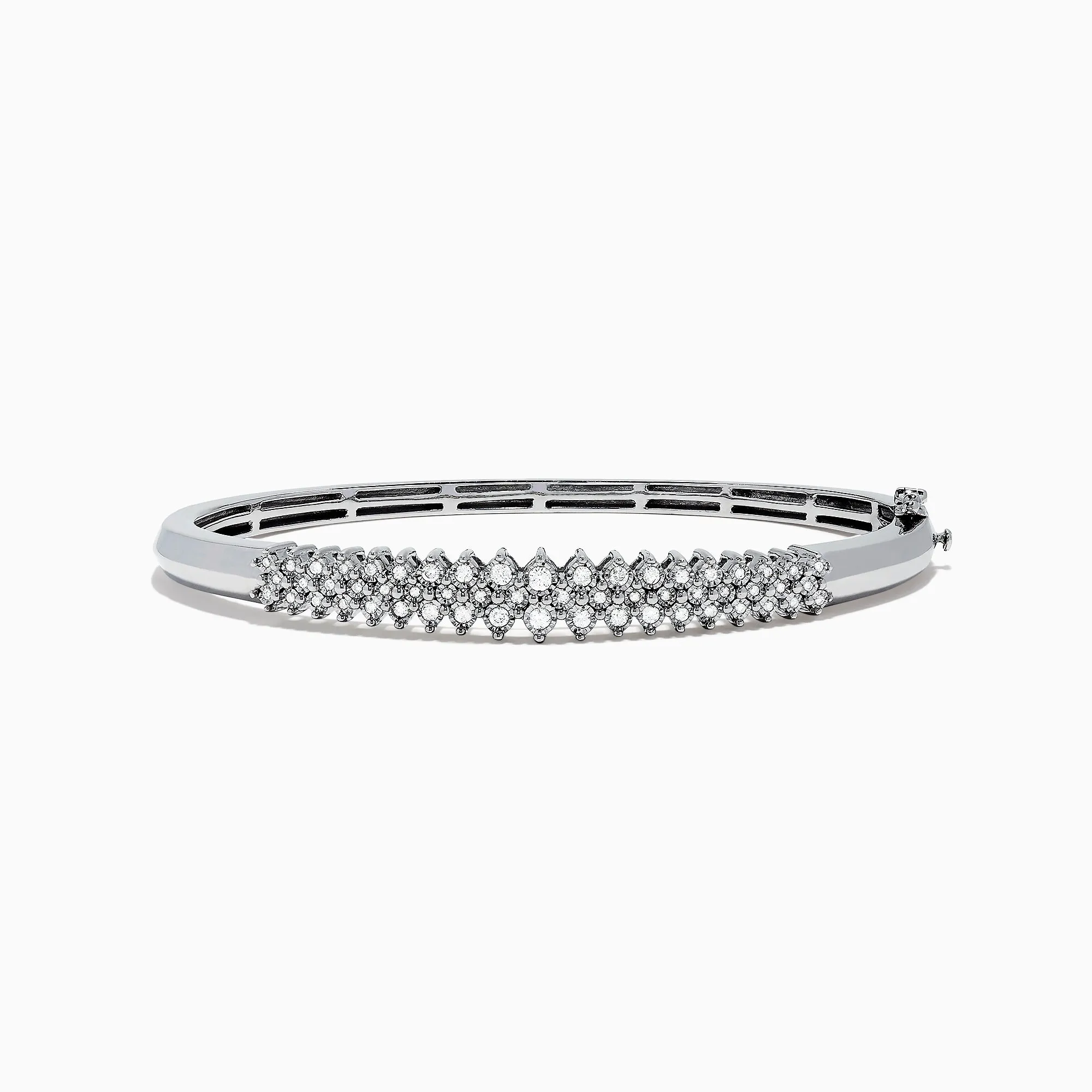 925 Sterling Silver Diamond Bangle, 0.50 TCW sold by Effy