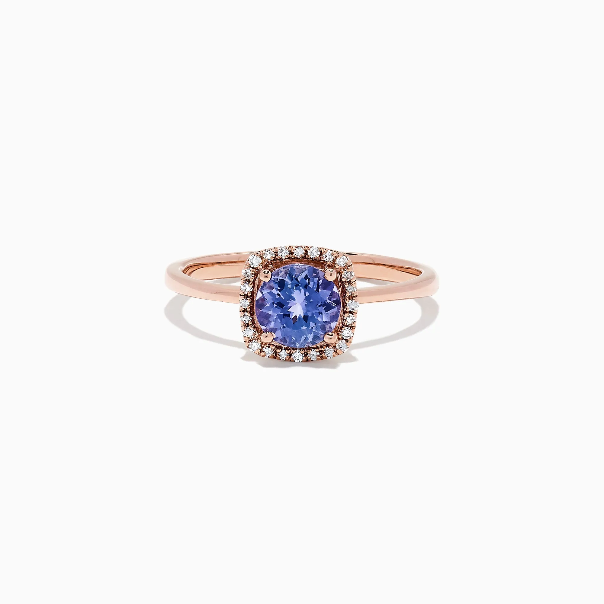 Nahla Siri 14K Rose Gold Tanzanite and Diamond Ring, 0.81 TCW sold by Effy