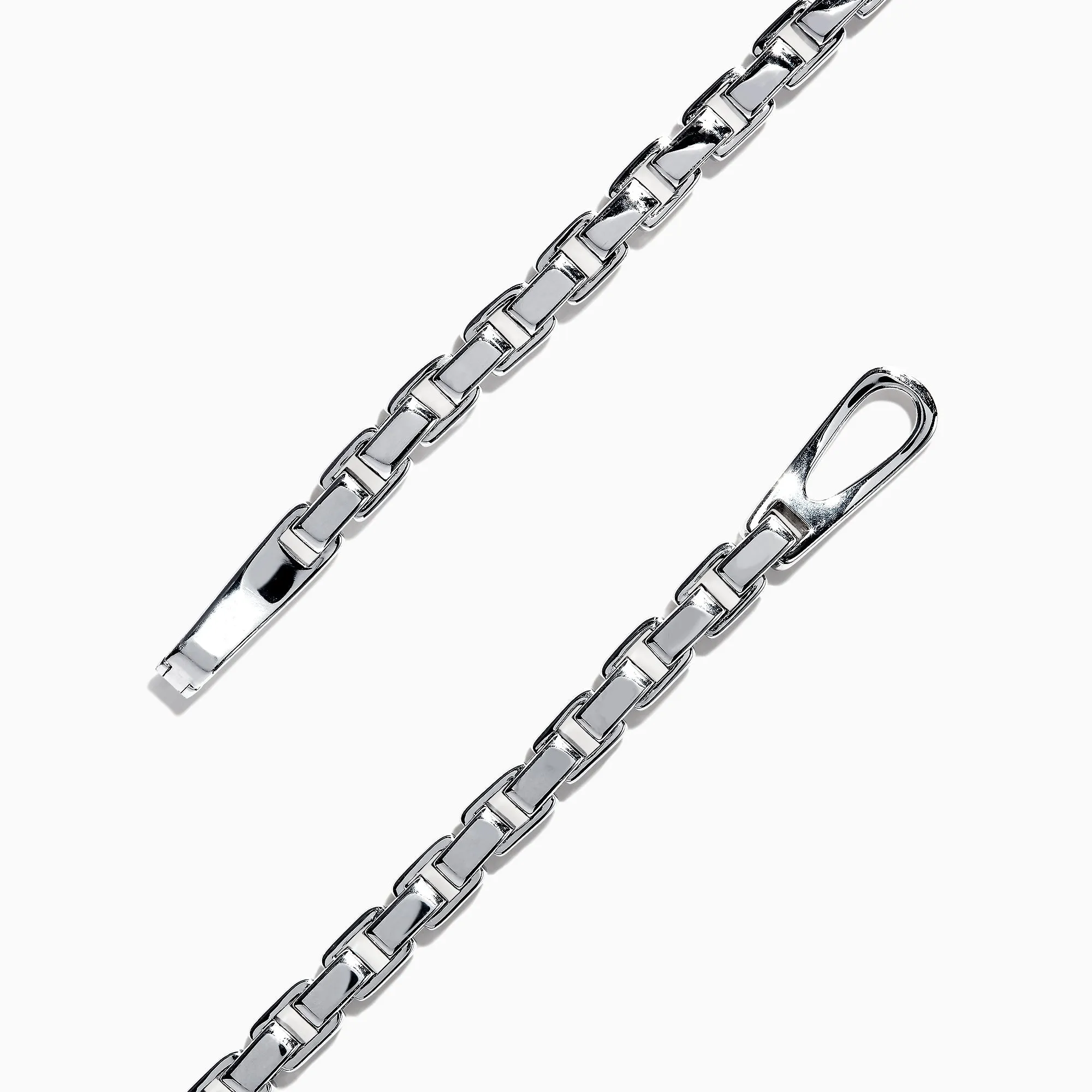 Men's Sterling Silver Box Link Bracelet sold by Effy product image thumbnail 2