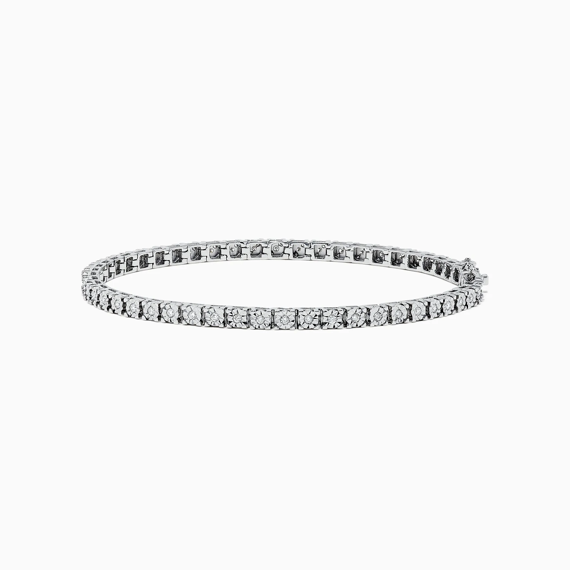 Pave Classica 14K White Gold Diamond Tennis Bracelet, 0.51 TCW sold by Effy