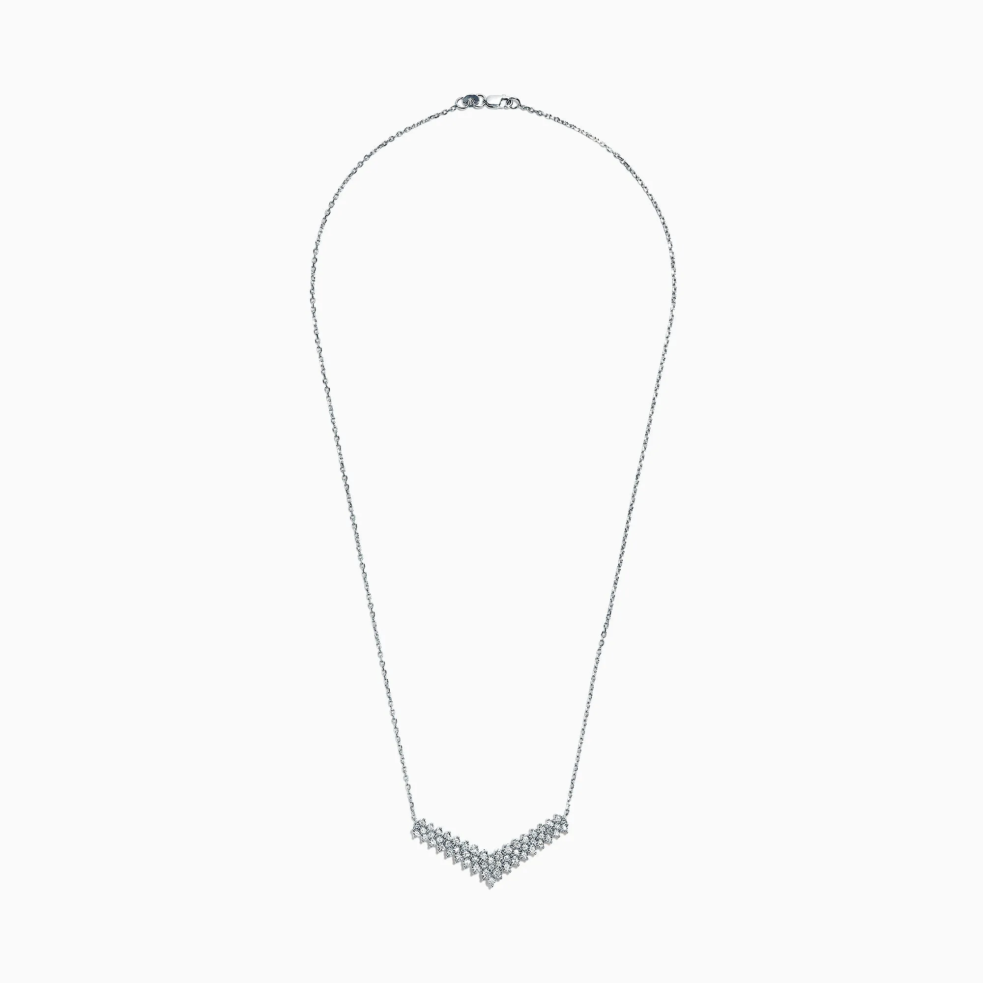 925 Sterling Silver Diamond Necklace, 0.47 TCW sold by Effy product image thumbnail 2