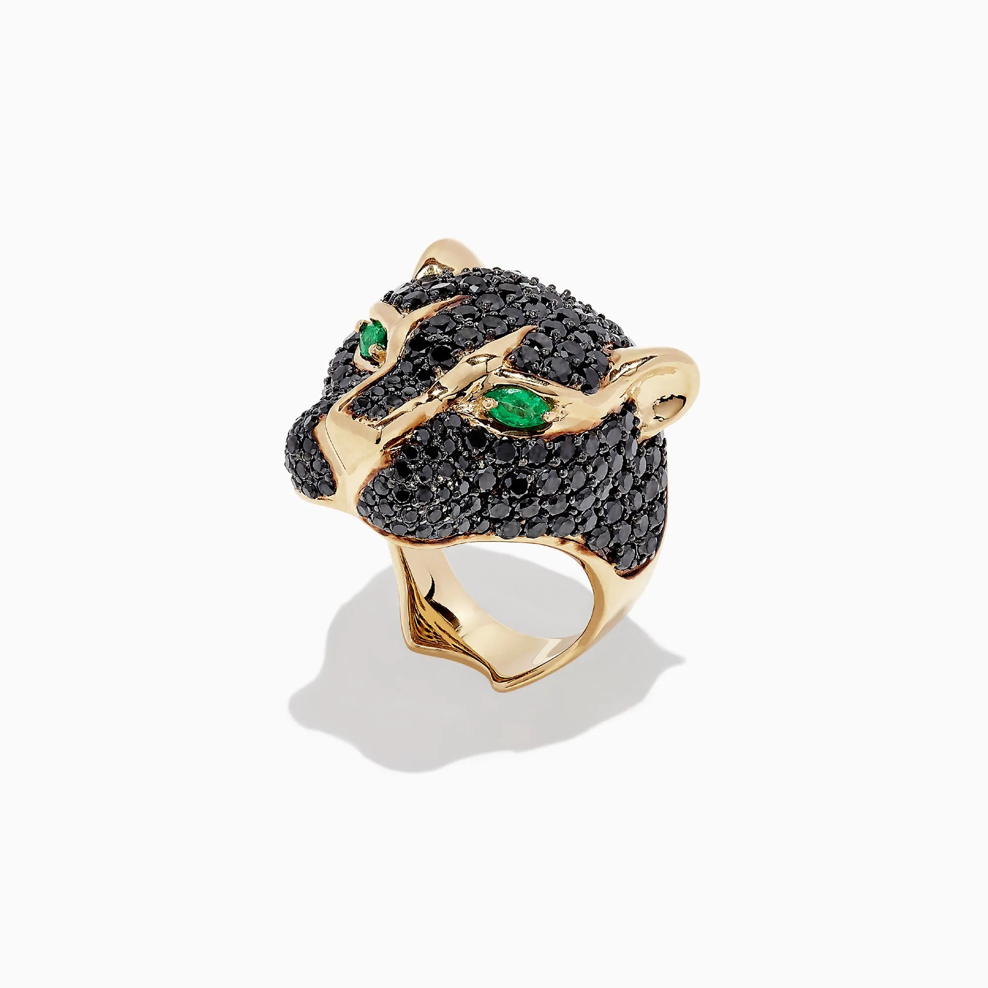 Collector's Edition 14K Yellow Gold Black Diamond Ring, 3.80 TCW sold by Effy product image thumbnail 2