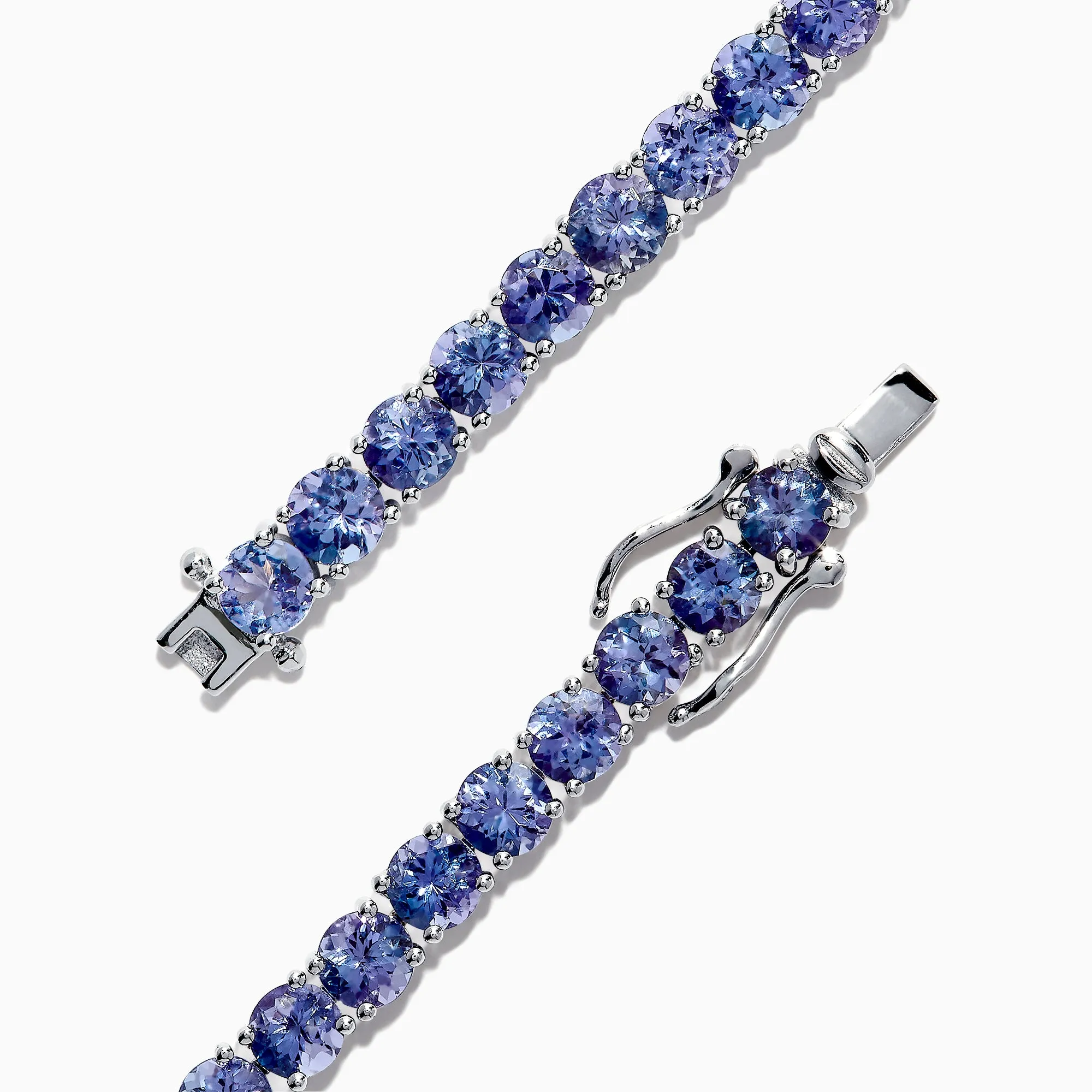 Nahla Siri Sterling Silver Tanzanite Tennis Bracelet, 15.60 TCW sold by Effy product image thumbnail 2
