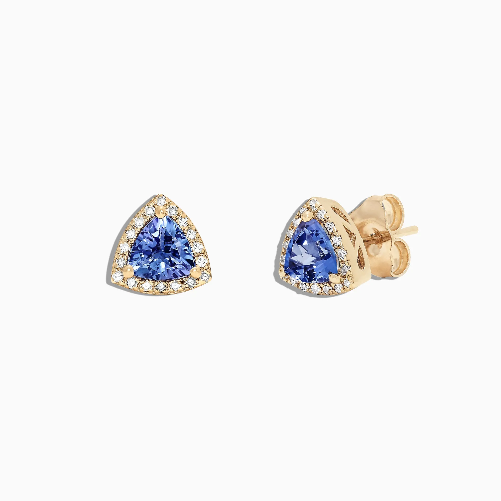 Nahla Siri 14K Yellow Gold Tanzanite and Diamond Stud Earrings, 1.19 TCW sold by Effy product image thumbnail 2