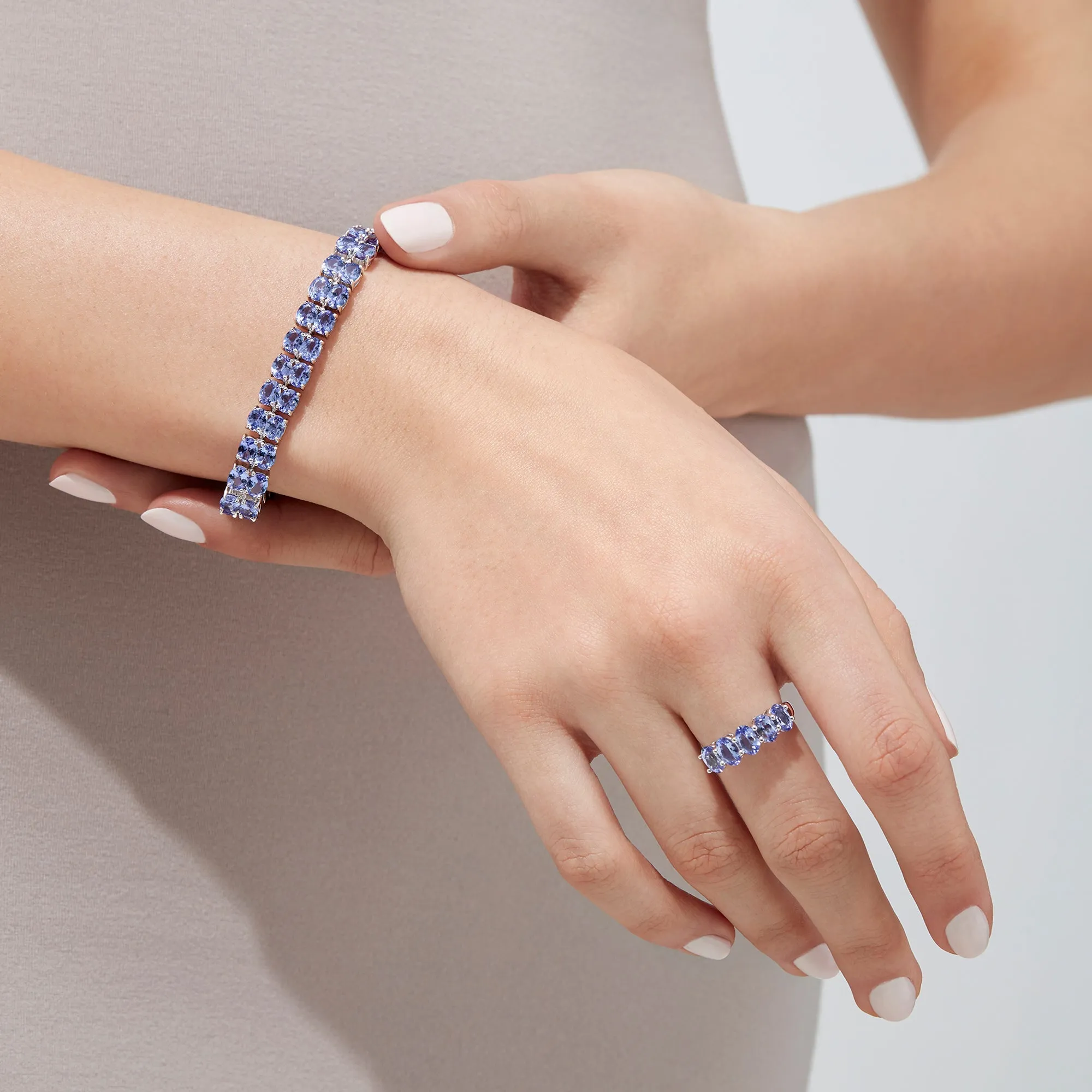 Nahla Siri Sterling Silver Tanzanite Tennis Bracelet, 19.80 TCW sold by Effy product image thumbnail 2