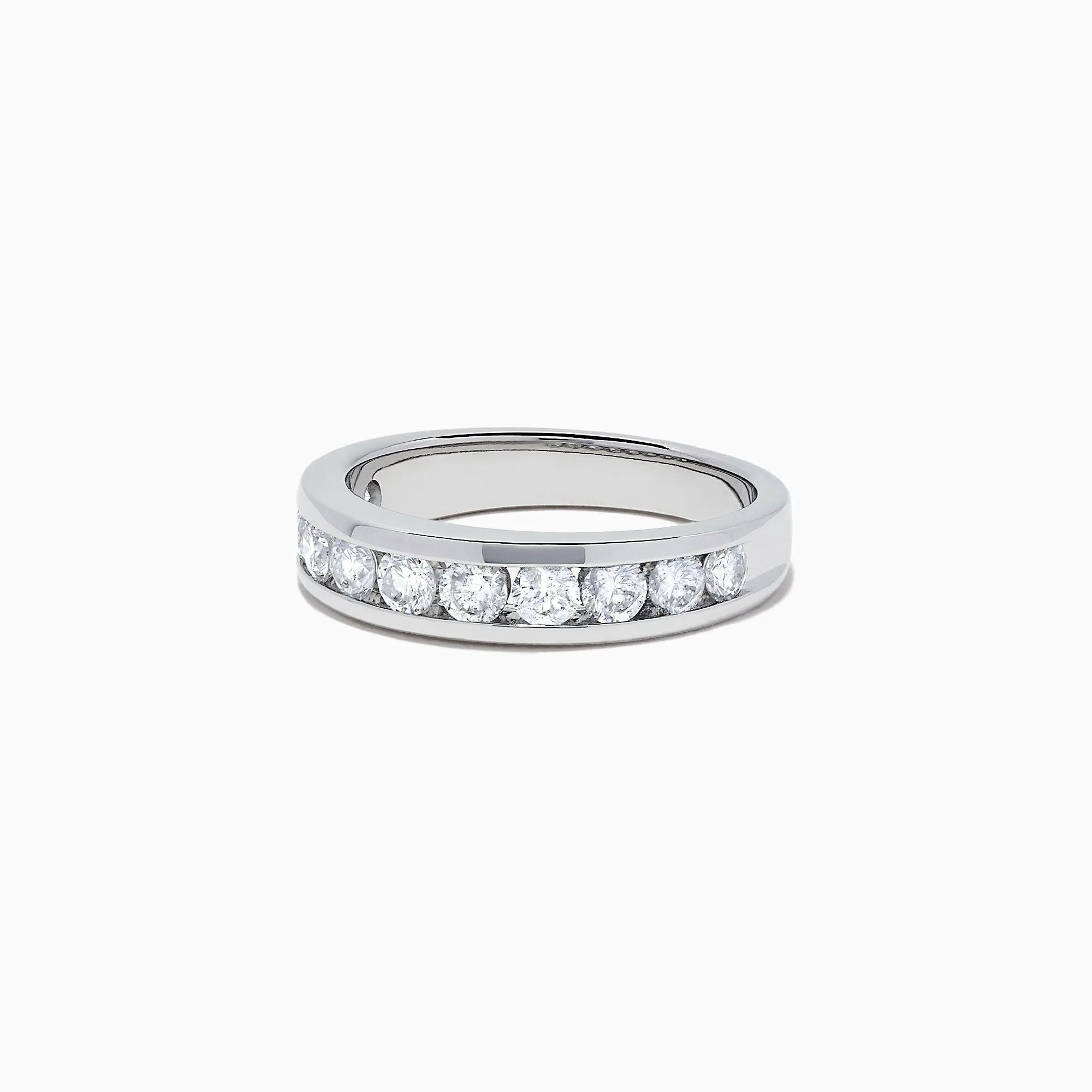 Bridal 14K White Gold Channel Set Diamond Band, 0.98 TCW sold by Effy product image thumbnail 2