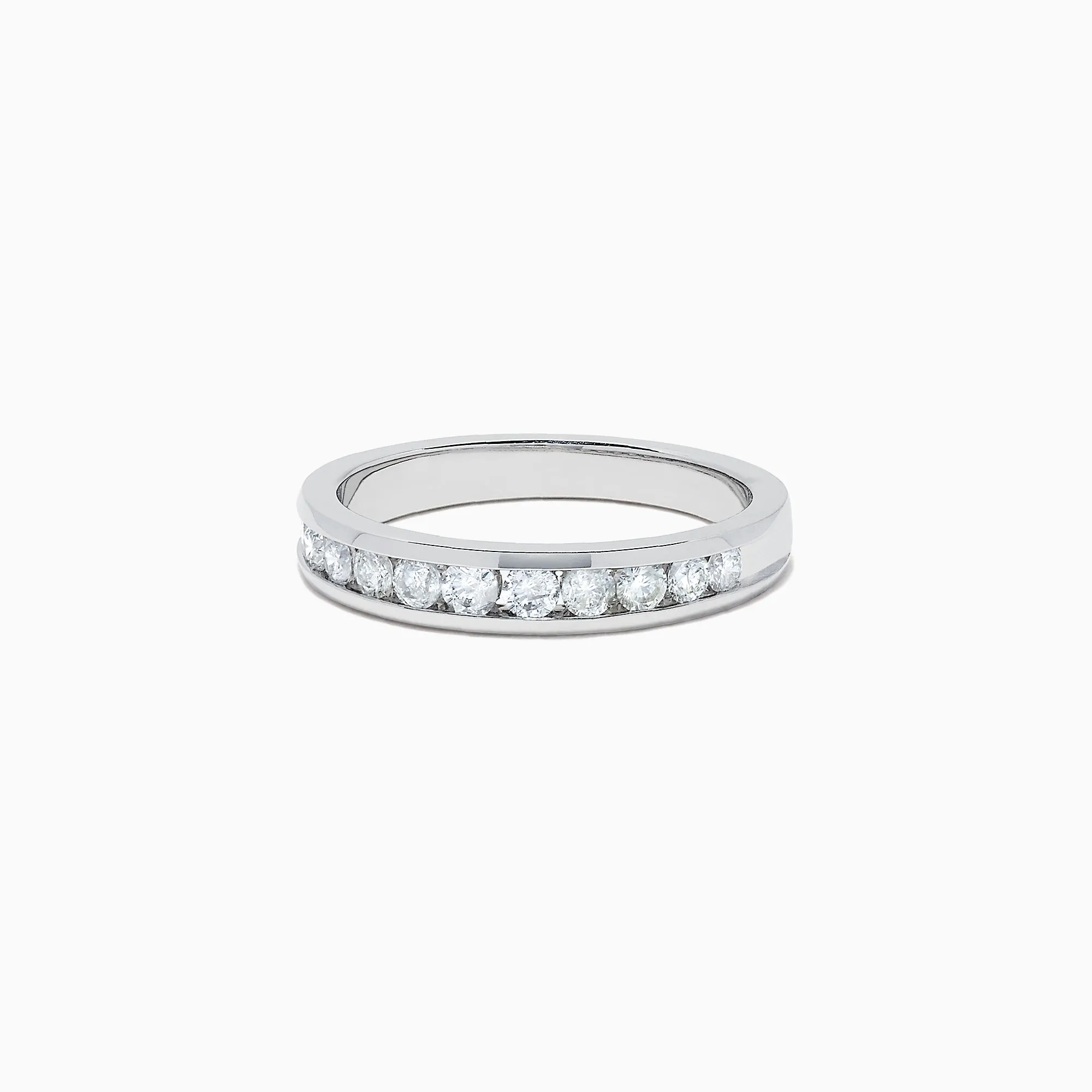 Bridal 14K White Gold Channel Set Diamond Band, 0.49 TCW sold by Effy product image thumbnail 2