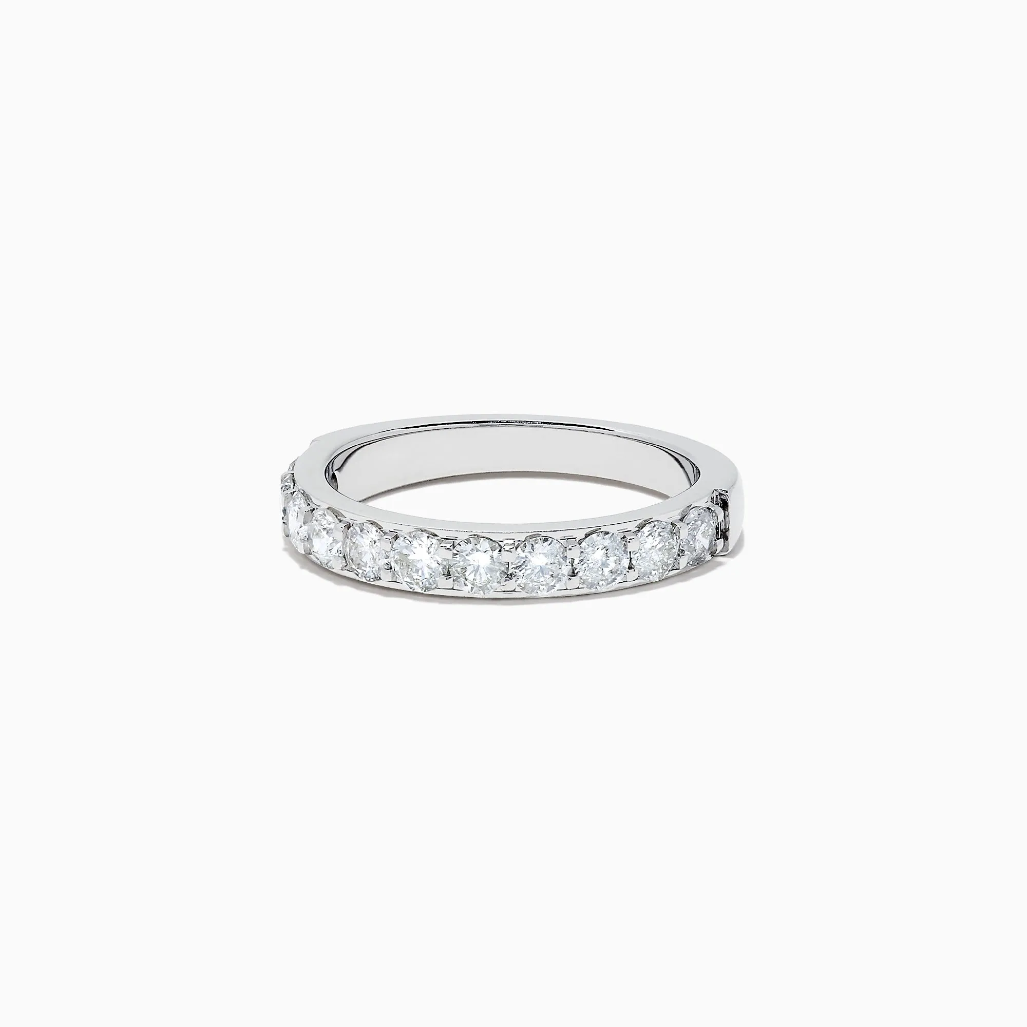 Bridal 14K White Gold Prong Set Diamond Band, 0.98 TCW sold by Effy product image thumbnail 2