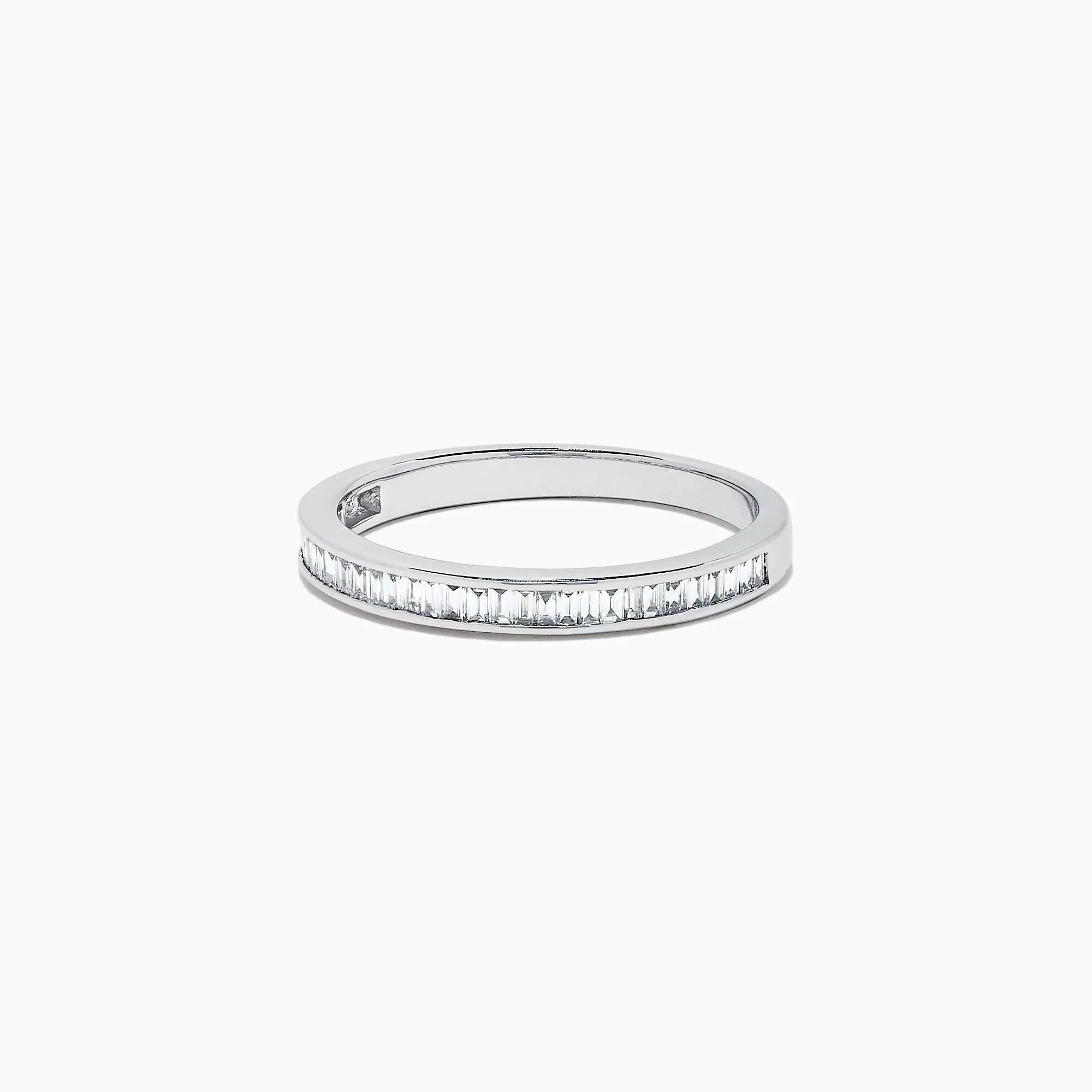 Classique 14K White Gold Channel Set Diamond Stacking Band, 0.44 TCW sold by Effy product image thumbnail 2