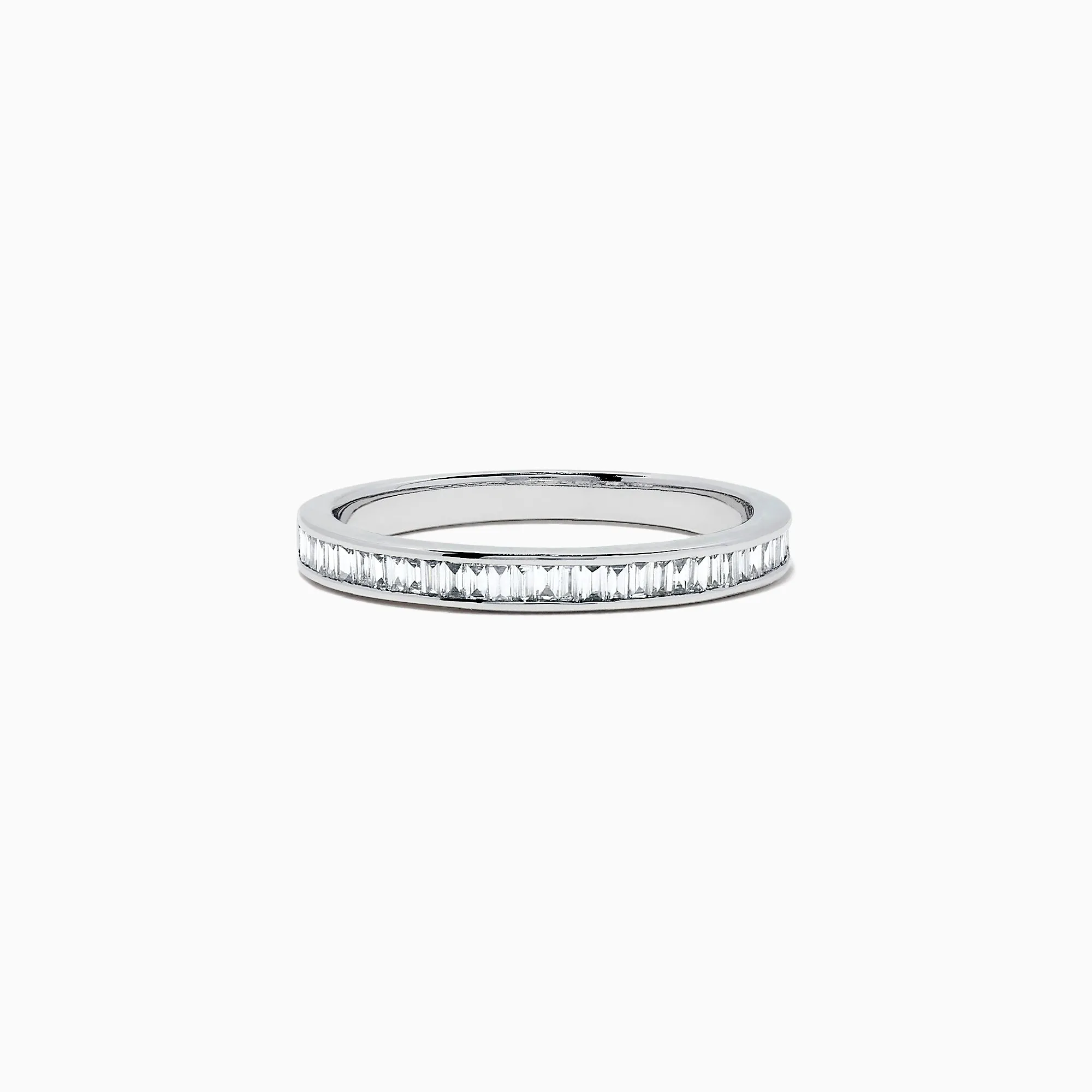 Classique 14K White Gold Channel Set Diamond Stacking Band, 0.44 TCW sold by Effy