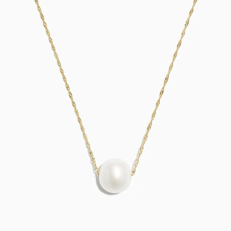 14K Yellow Gold Cultured Fresh Water Pearl Necklace sold by Effy