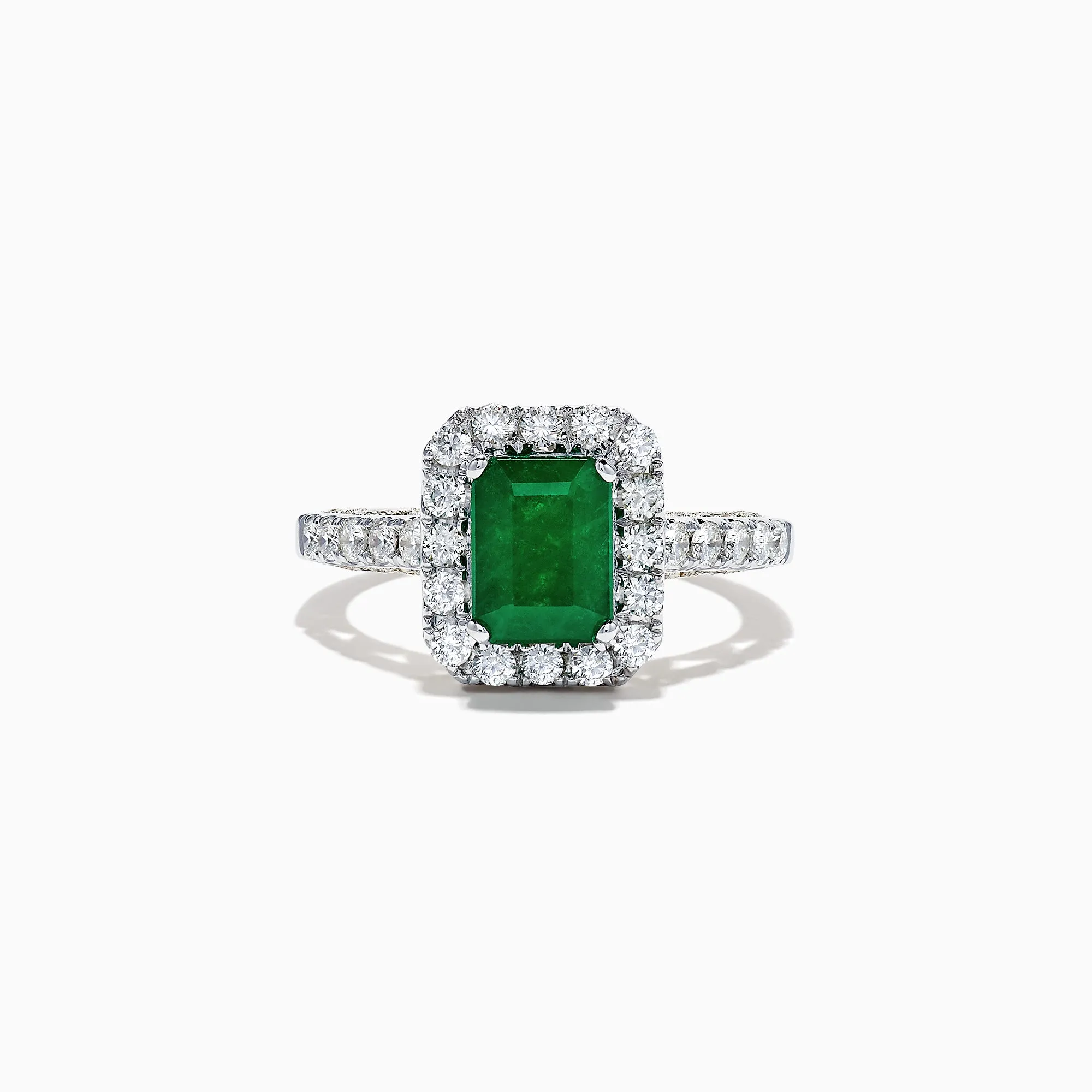 Brasilica 14K 2-Tone Gold Emerald and Diamond Ring, 2.17 TCW sold by Effy