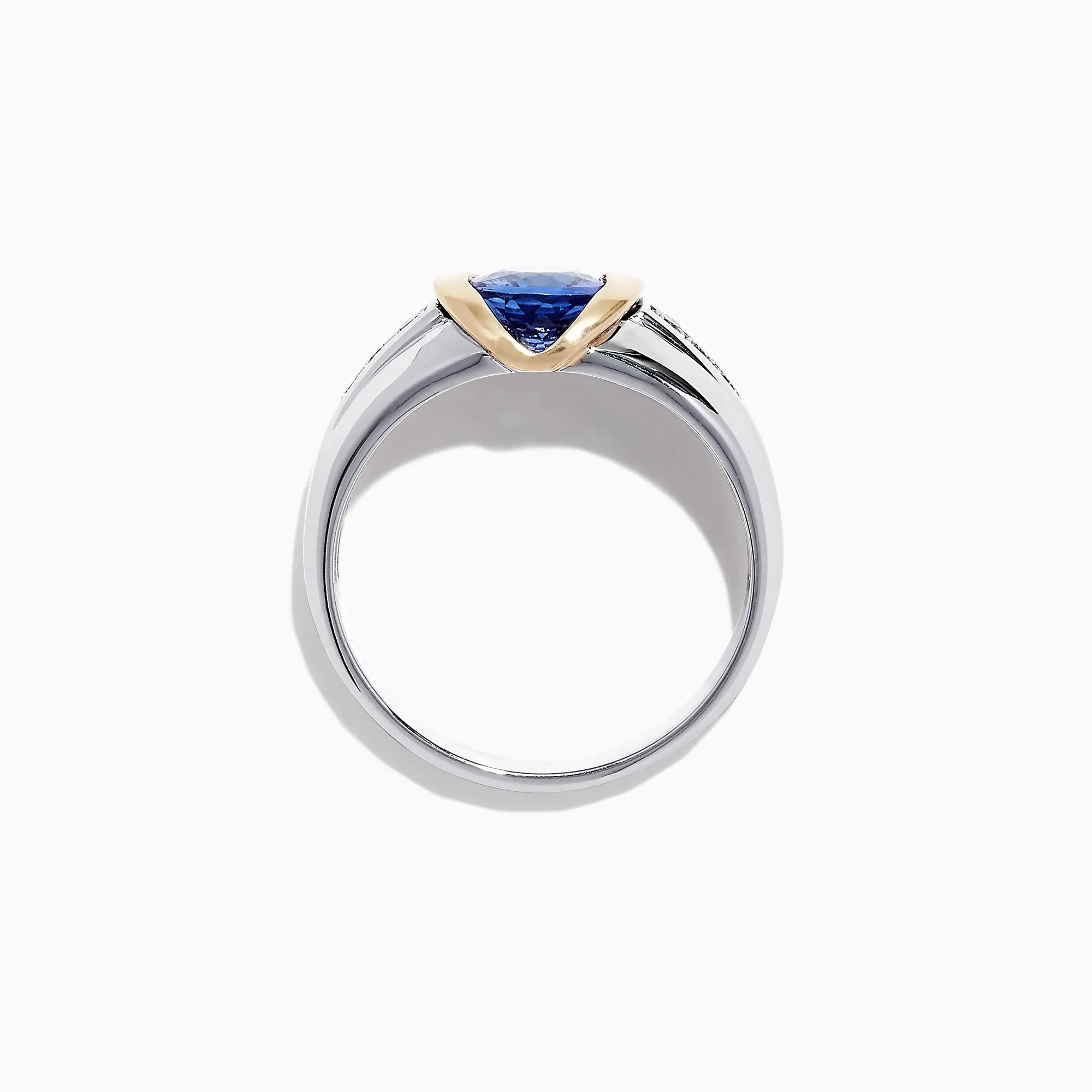 Men's 14K Two-Tone Gold Tanzanite Diamond Ring, 1.90 TCW sold by Effy product image thumbnail 4