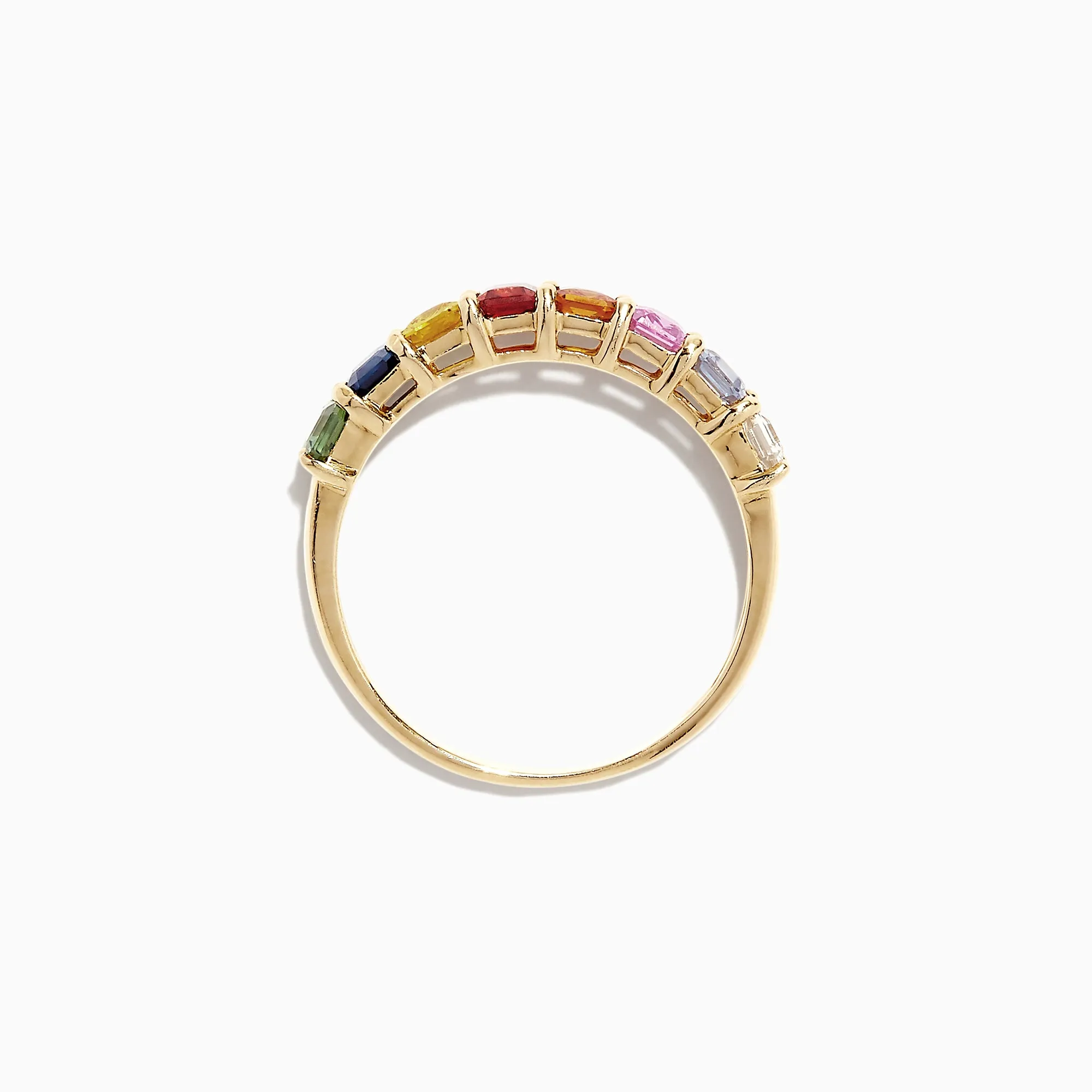 Watercolors 14K Yellow Gold Multi-Sapphire Band Ring, 2.06 TCW sold by Effy product image thumbnail 3