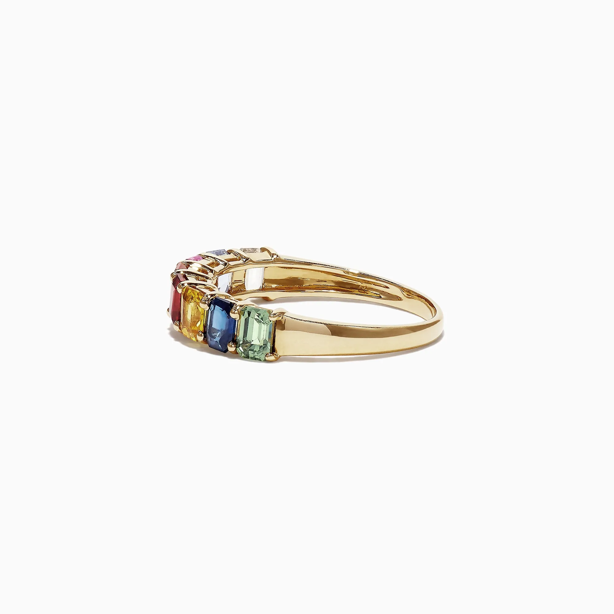 Watercolors 14K Yellow Gold Multi-Sapphire Band Ring, 2.06 TCW sold by Effy product image thumbnail 4