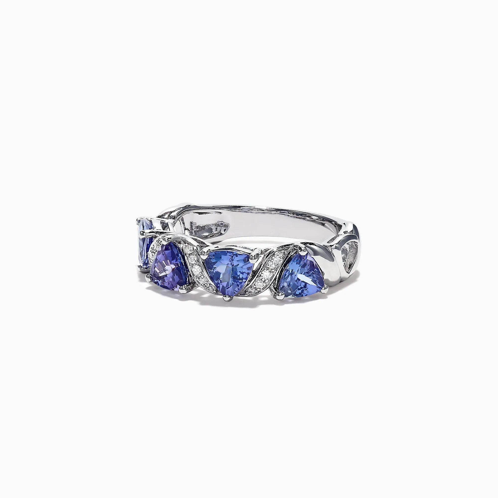 Nahla Siri 14K White Gold Tanzanite Diamond Ring, 1.58 TCW sold by Effy product image thumbnail 3