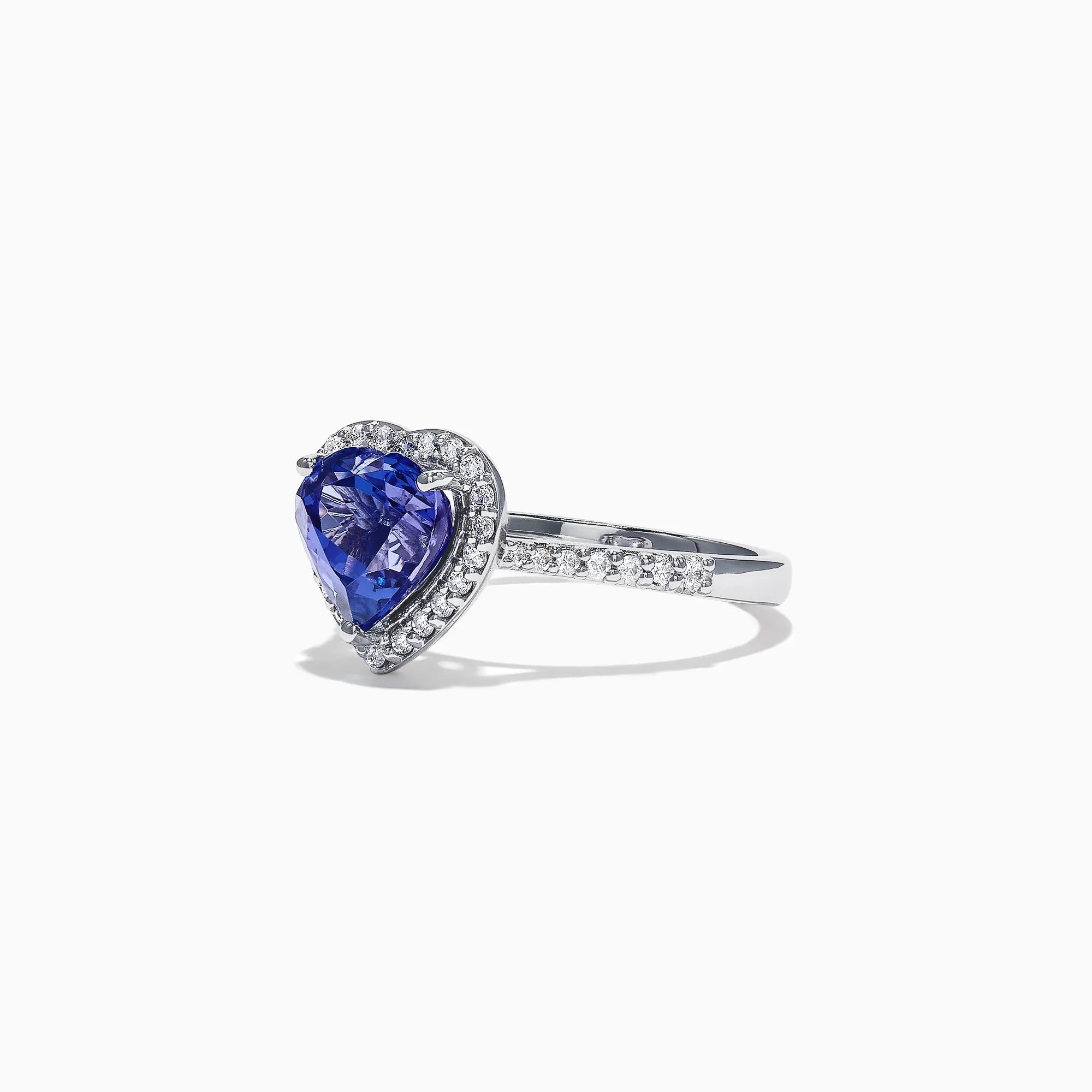 Nahla Siri 14K White Gold Tanzanite and Diamond Heart Ring, 2.38 TCW sold by Effy product image thumbnail 3