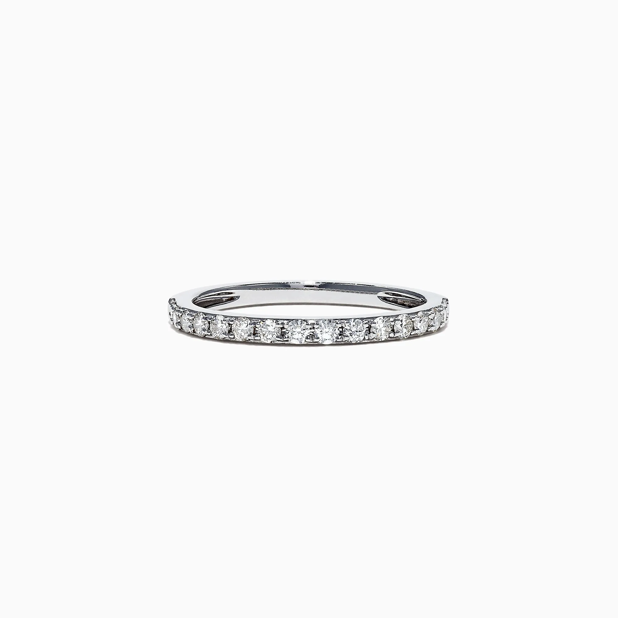 Pave Classica 14K White Gold Diamond Band, 0.34 TCW sold by Effy