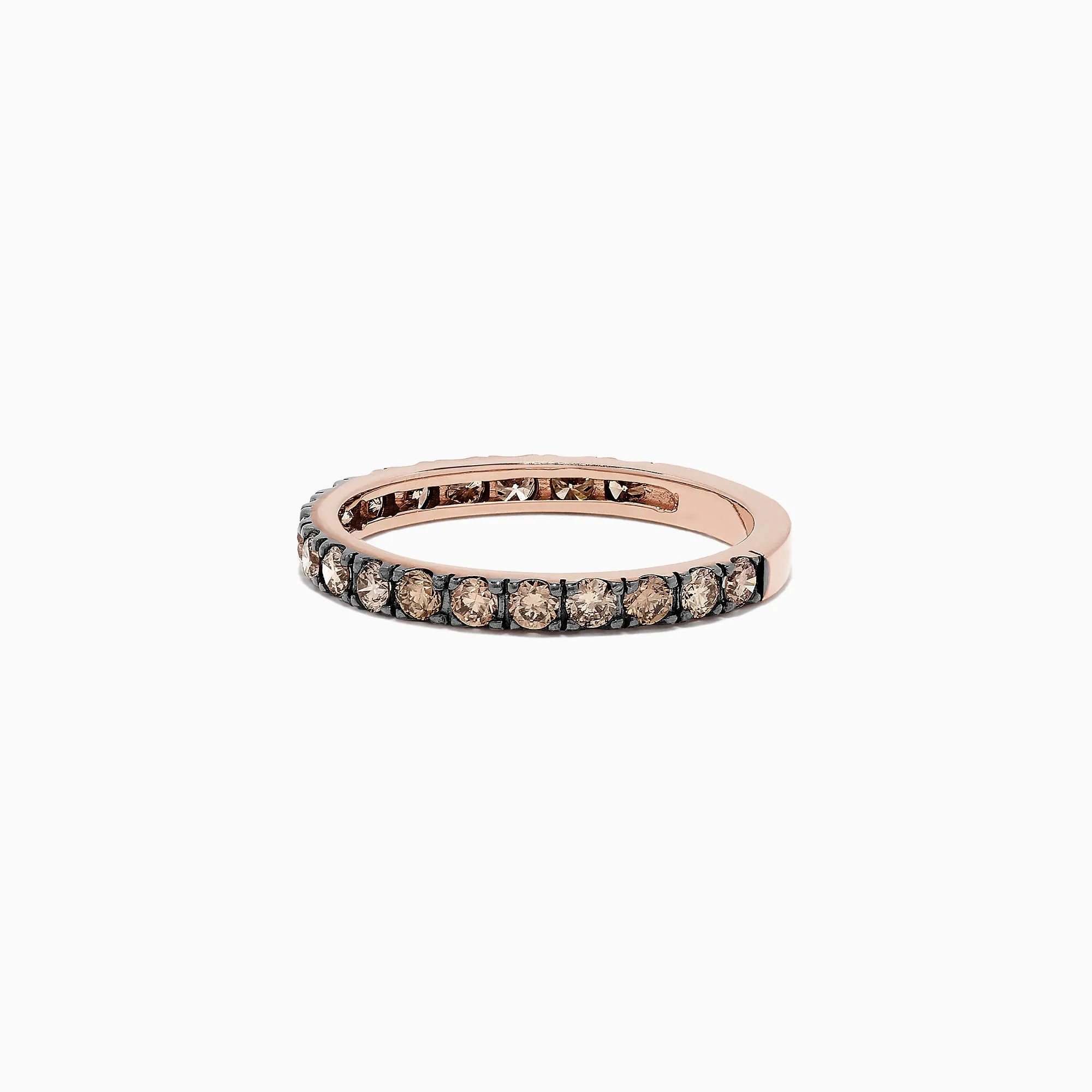 14K Rose Gold Brown Diamond Stacking Ring, 0.65 TCW sold by Effy product image thumbnail 3
