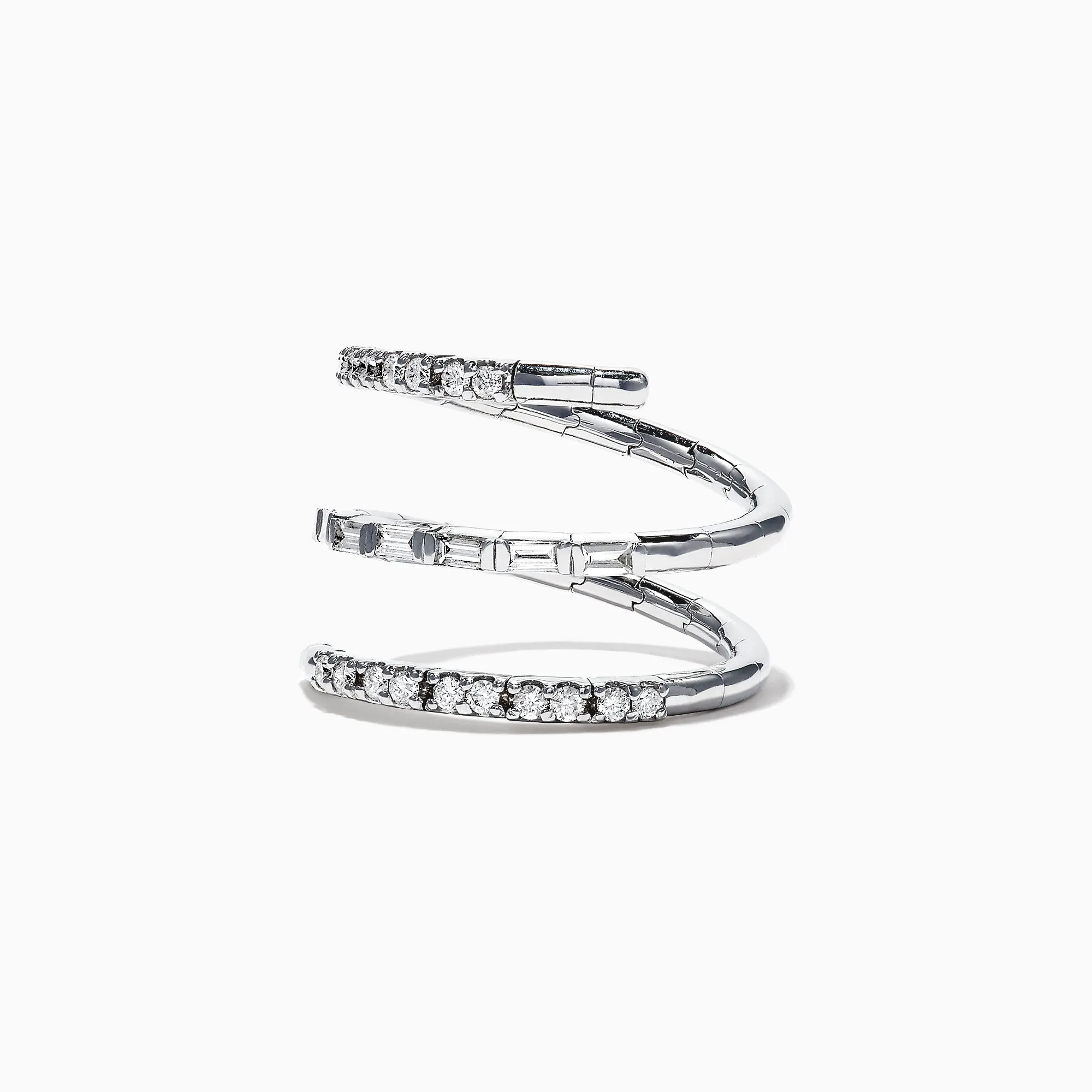 Classique 14K White Gold Diamond Wrap Ring, 0.52 TCW sold by Effy product image thumbnail 3