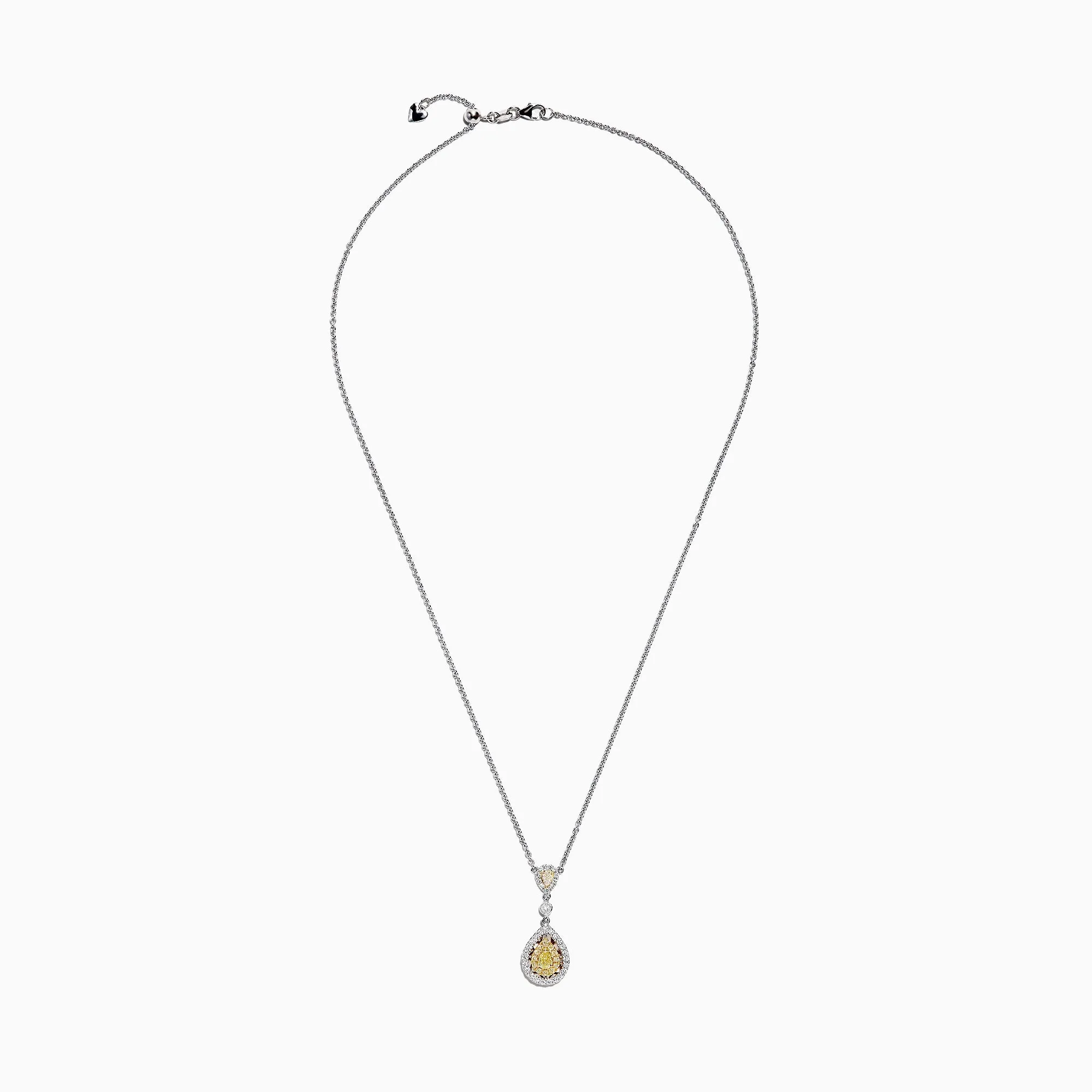 Canare 18K Two-Tone Gold Yellow and White Diamond Pendant, 0.74 TCW sold by Effy product image thumbnail 2