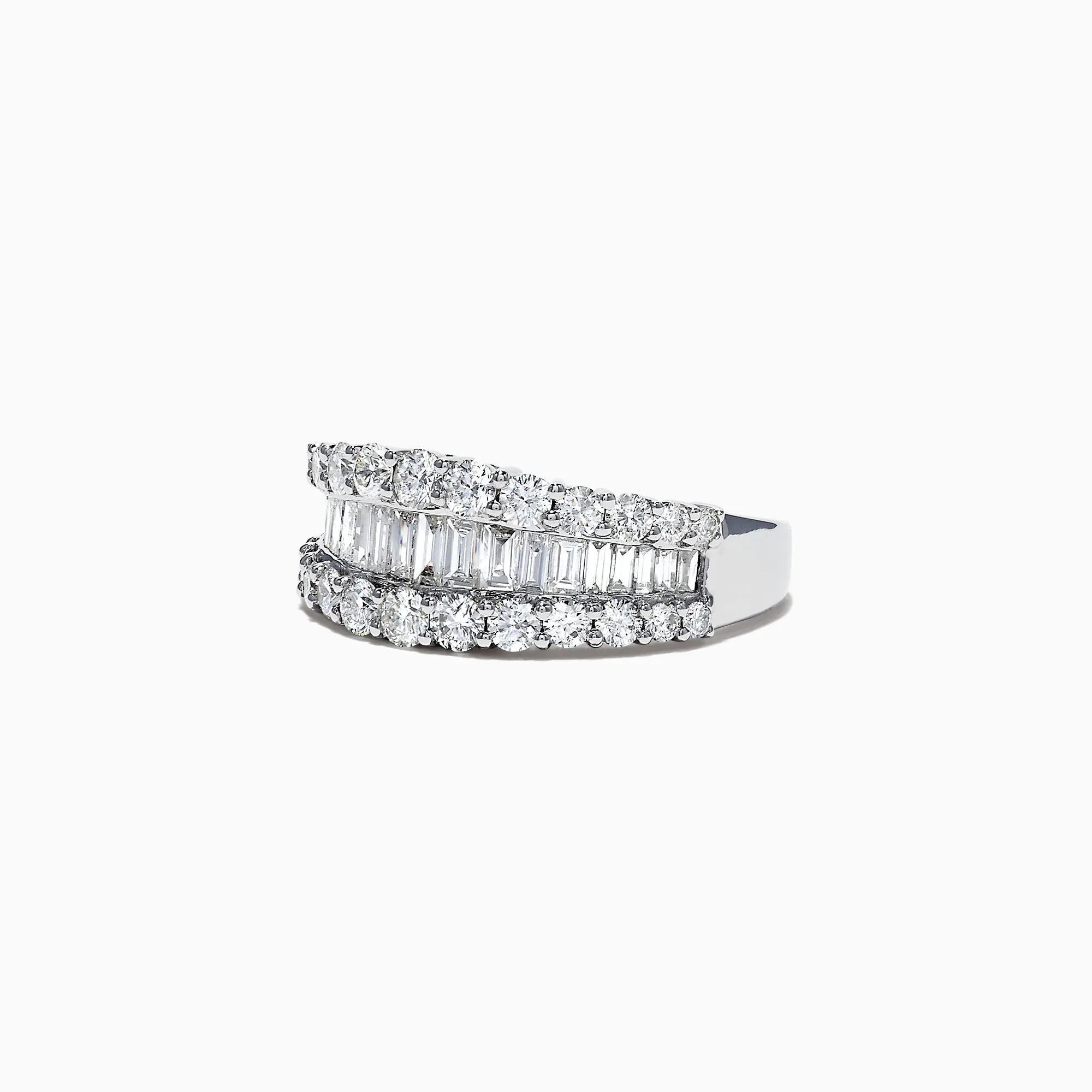 Classique 14K White Gold Diamond Band Ring, 1.55 TCW sold by Effy product image thumbnail 2