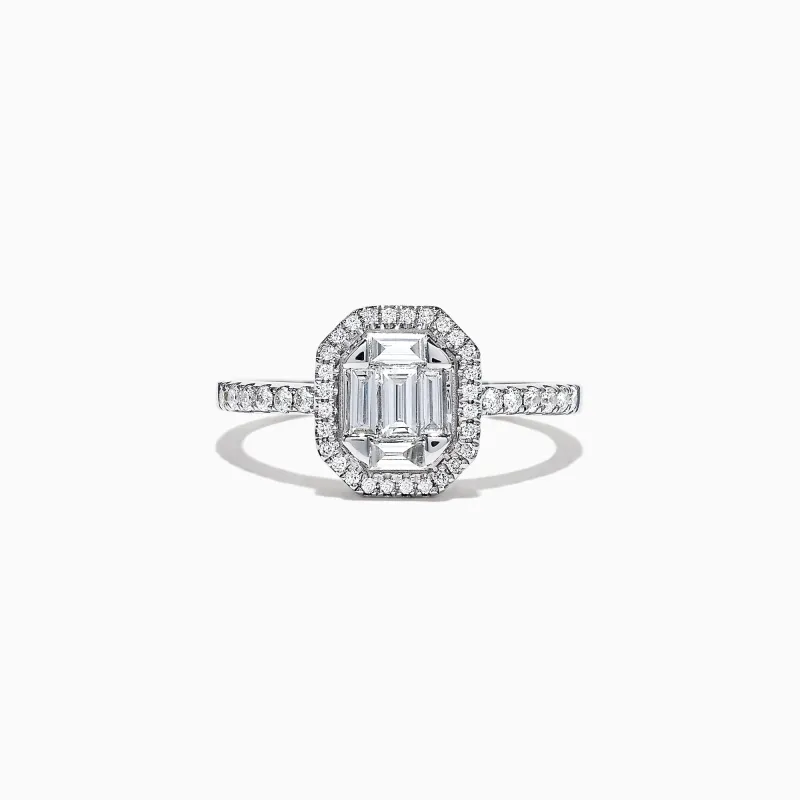Classique 14K White Gold Diamond Ring, 0.50 TCW sold by Effy