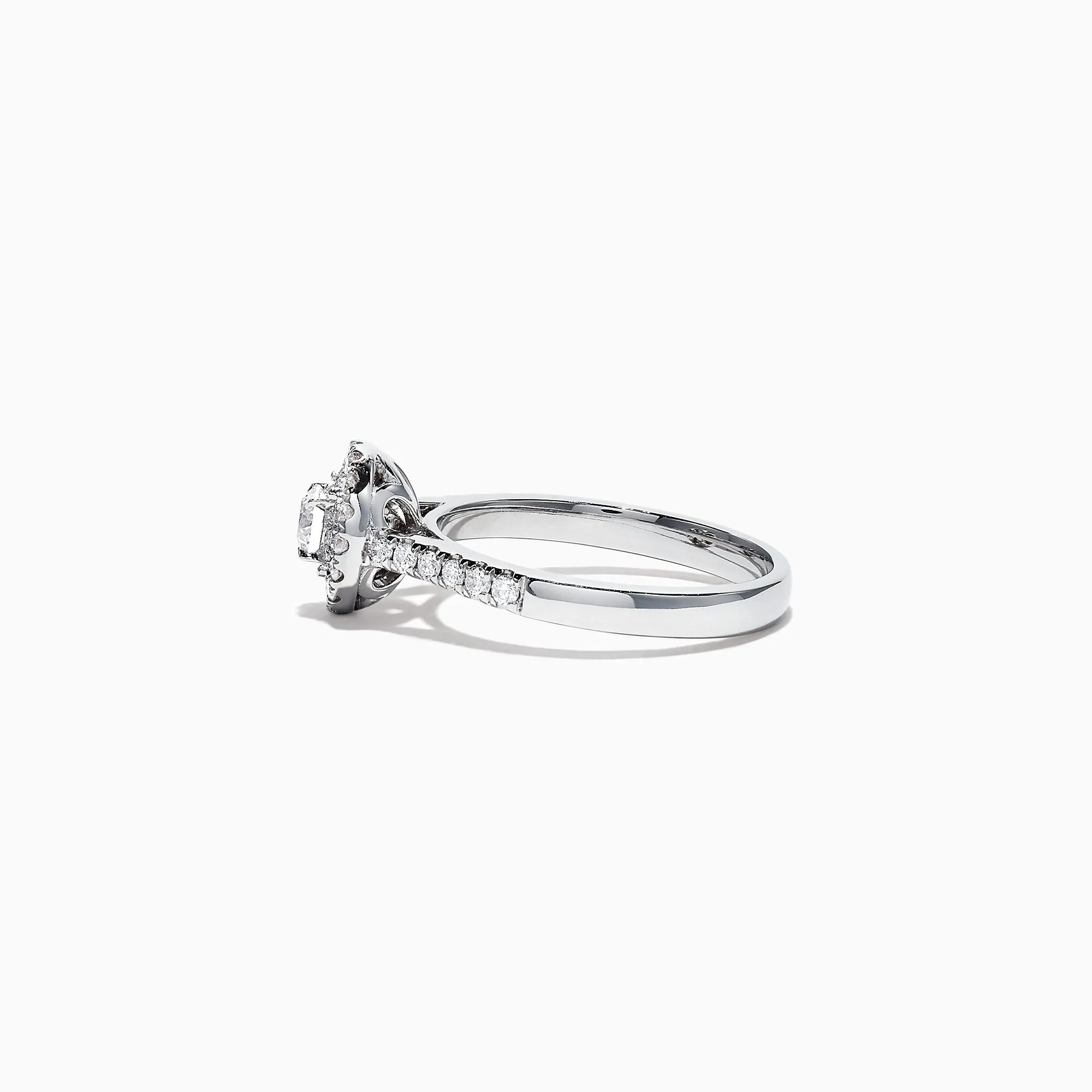 Pave Classica 14K White Gold Diamond Halo Ring, 0.59 TCW sold by Effy product image thumbnail 4