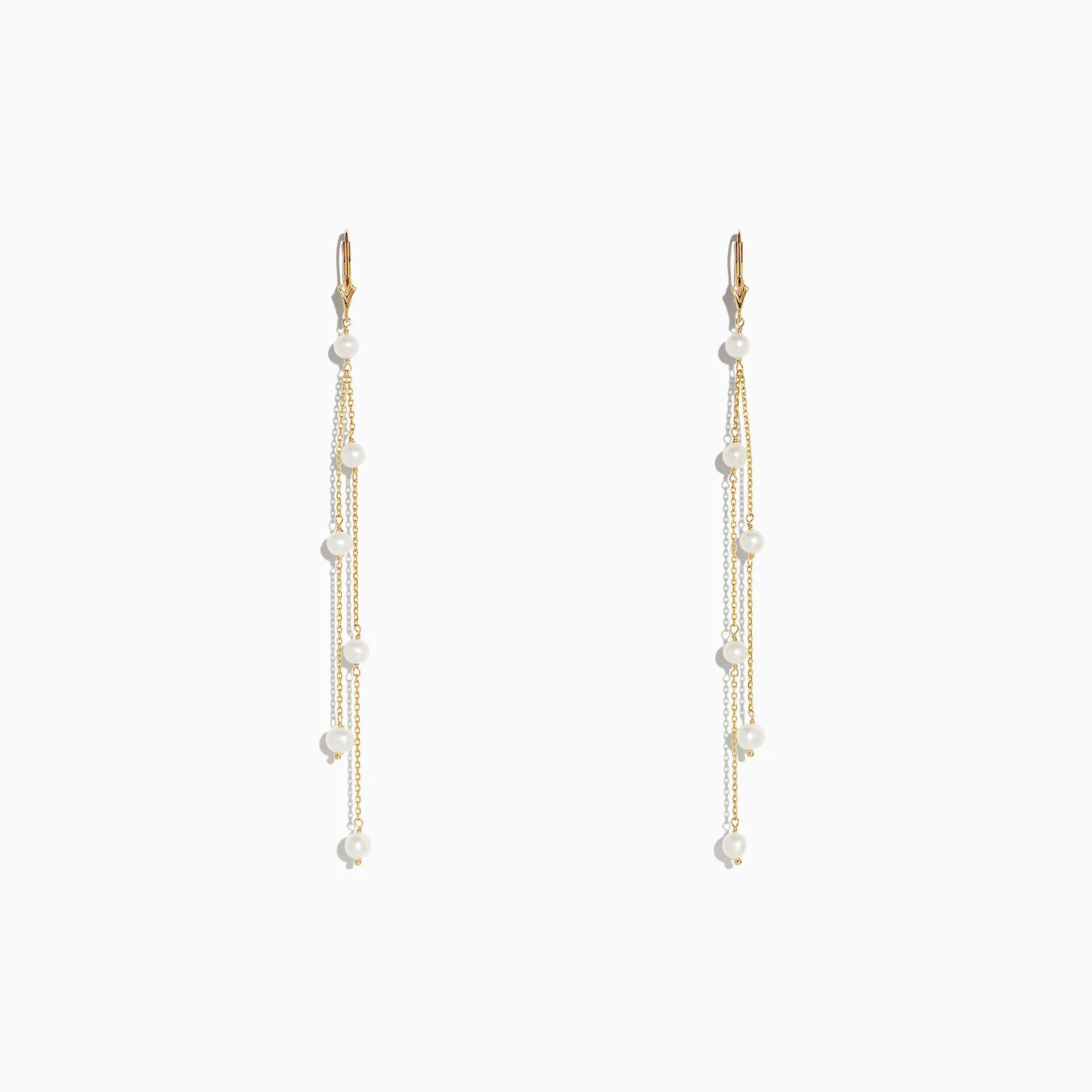 14K Yellow Gold Cultured Fresh Water Pearl Fringe Earrings sold by Effy