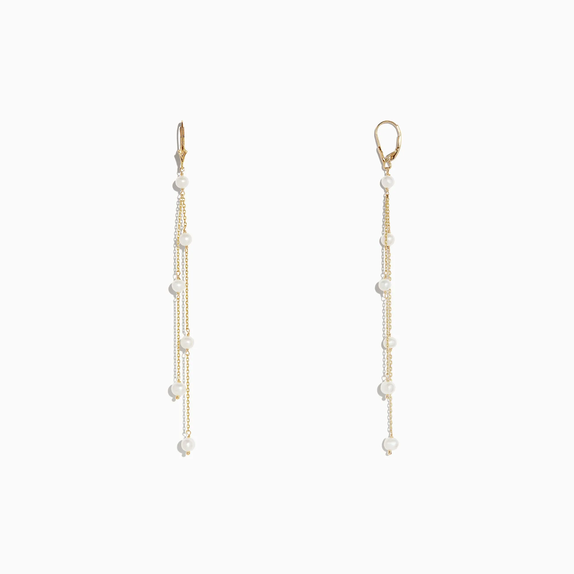 14K Yellow Gold Cultured Fresh Water Pearl Fringe Earrings sold by Effy product image thumbnail 2