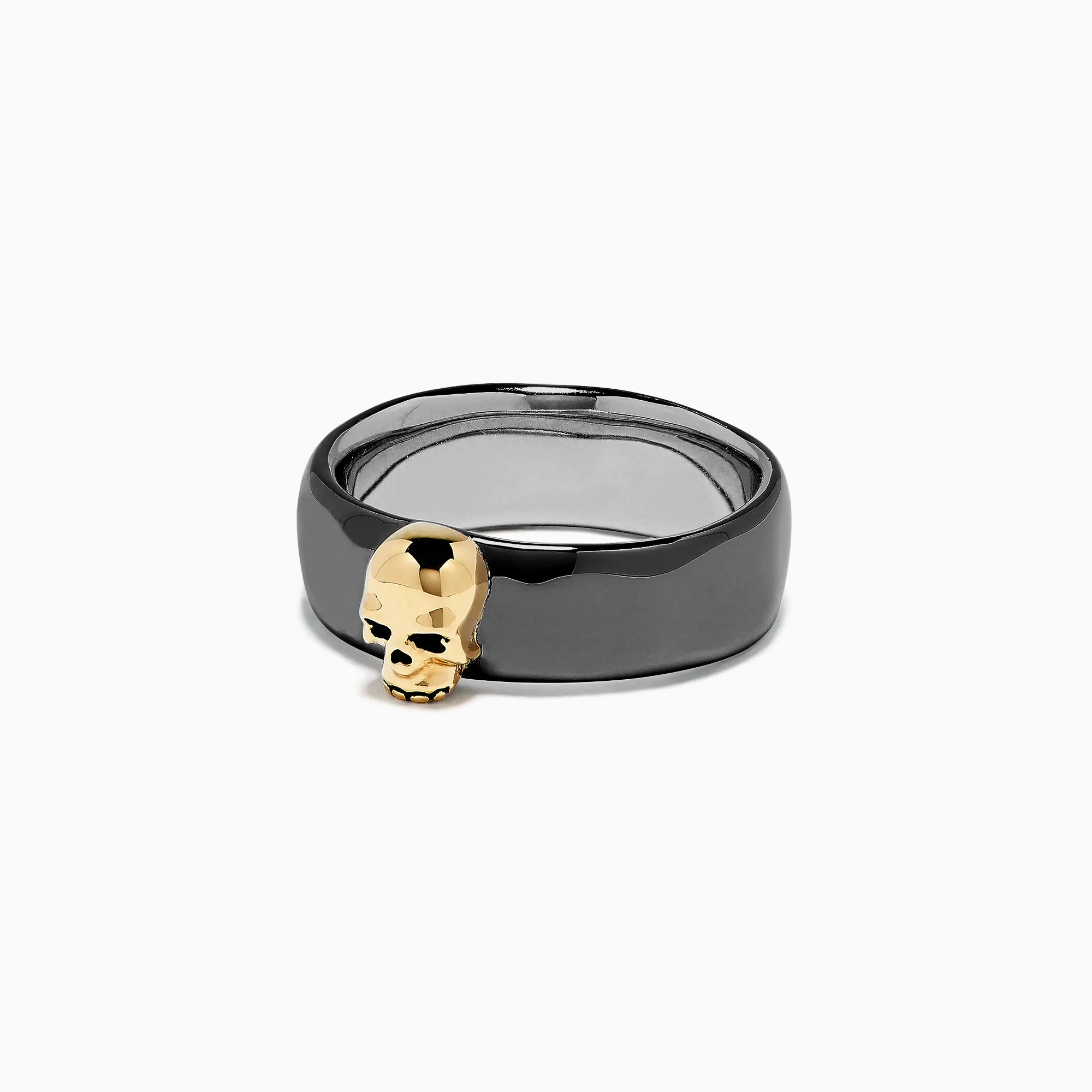 Men's Sterling Silver Black Rhodium Plated Skull Ring sold by Effy product image thumbnail 3