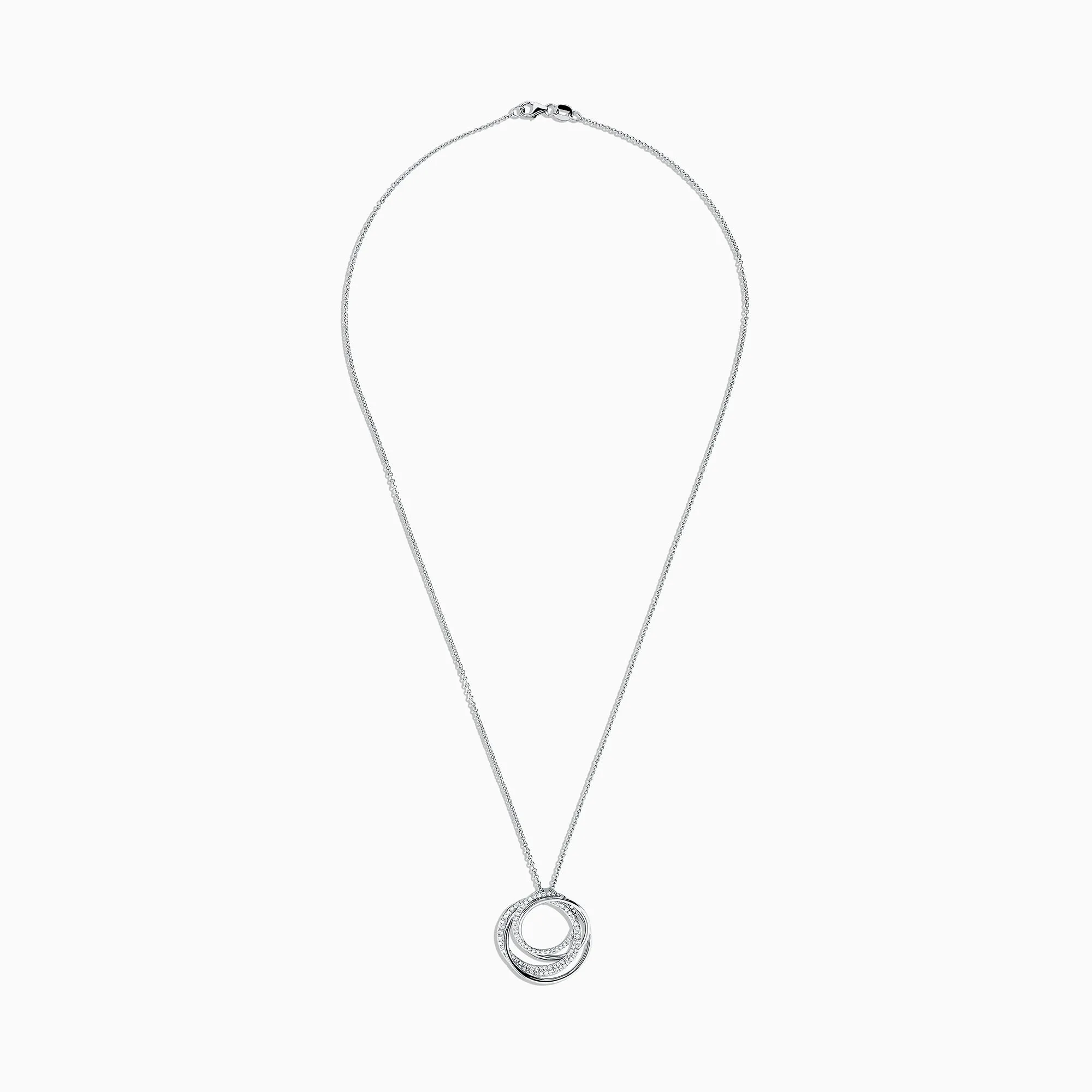 Pave Classica 14K White Gold Diamond Pendant, 0.41 TCW sold by Effy product image thumbnail 2