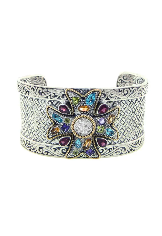 925 Multi Gemstone Bangle, 5.35 TCW sold by Effy