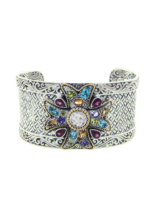 925 Multi Gemstone Bangle, 5.35 TCW sold by Effy