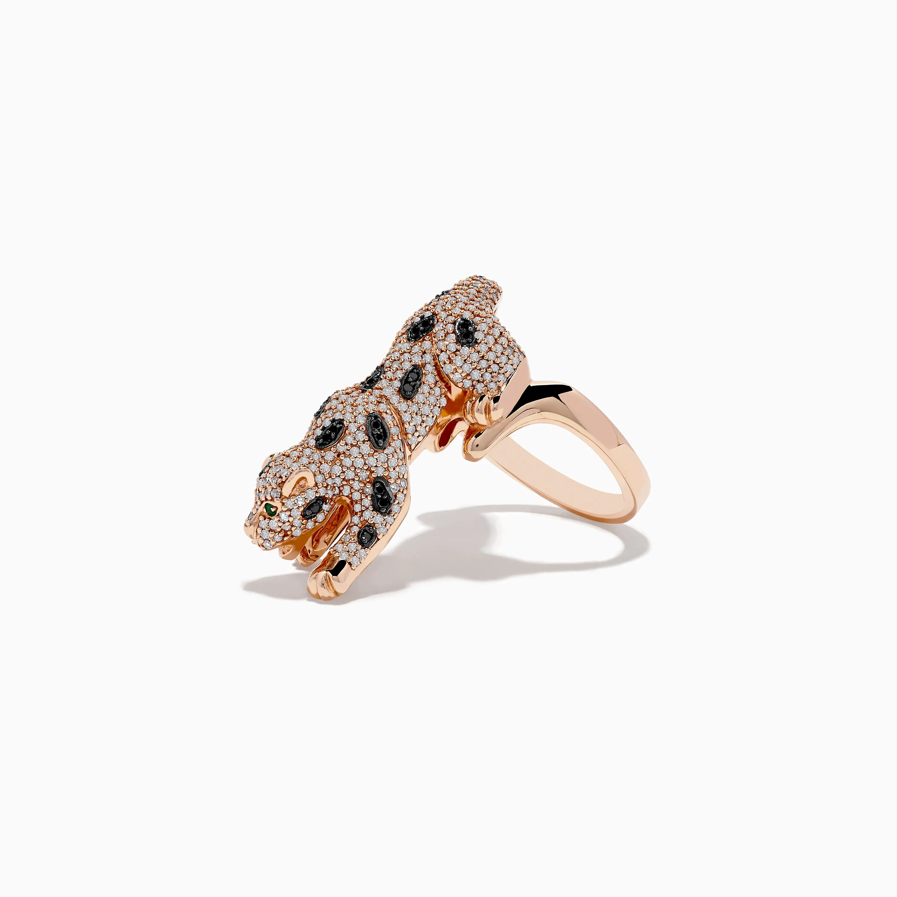 Signature 14K Rose Gold Diamond and Emerald Ring, 1.52 TCW sold by Effy product image thumbnail 2