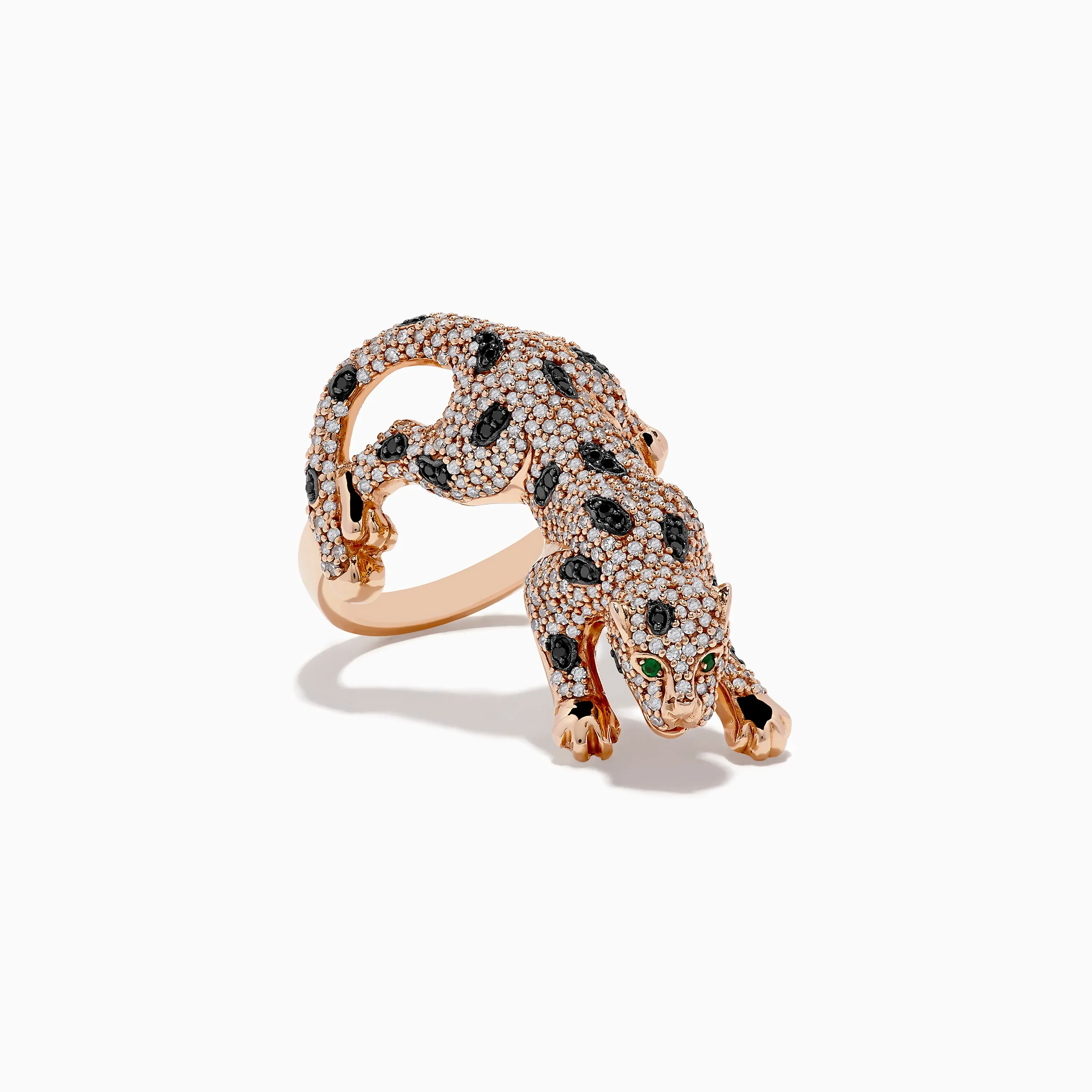 Signature 14K Rose Gold Diamond and Emerald Ring, 1.52 TCW sold by Effy product image thumbnail 3