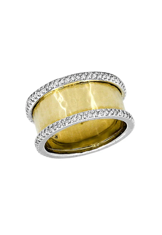 D'Oro 14K Yellow and White Gold Diamond Ring, 0.36 TCW sold by Effy