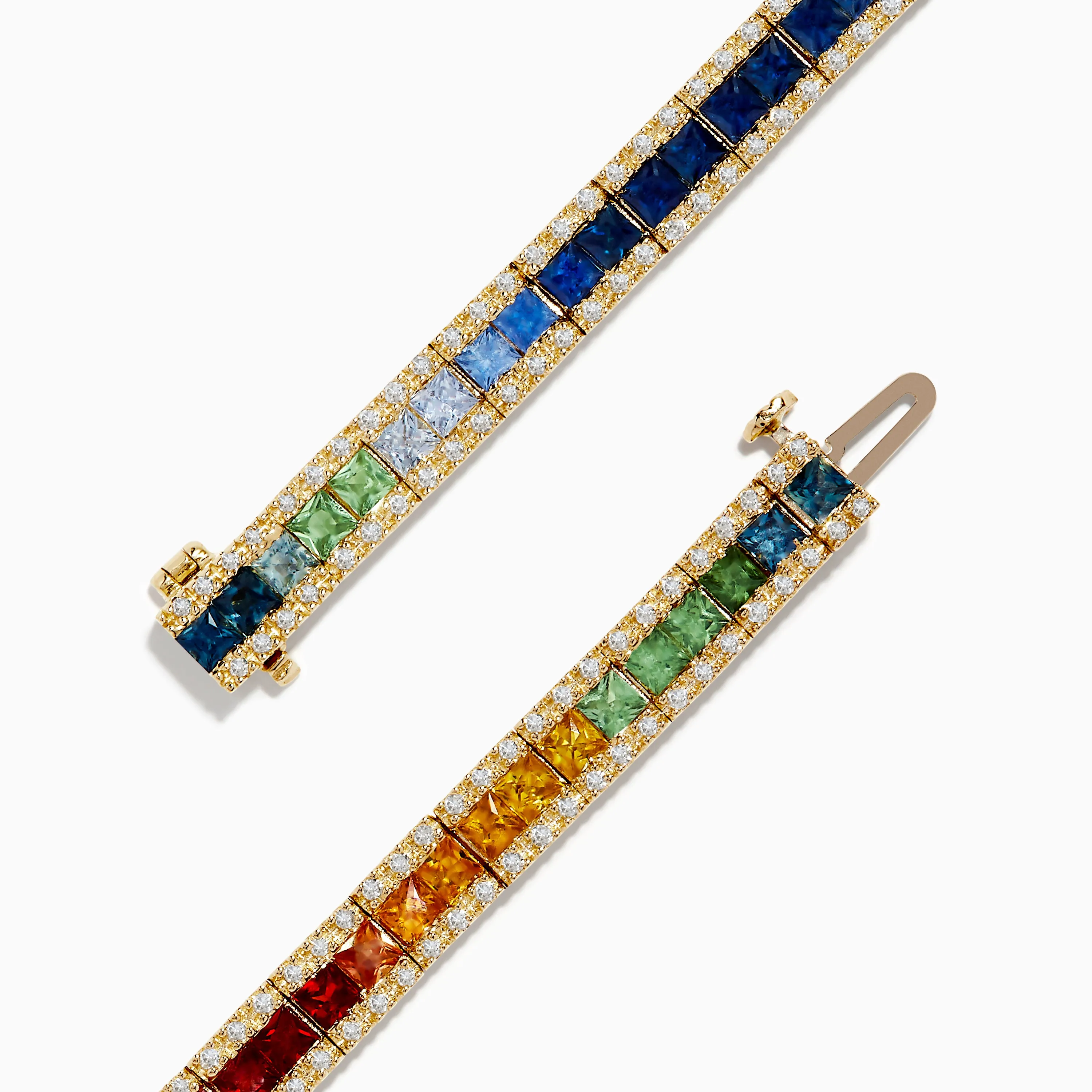 Watercolors Sapphire and Diamond Bracelet, 9.16 TCW sold by Effy product image thumbnail 2