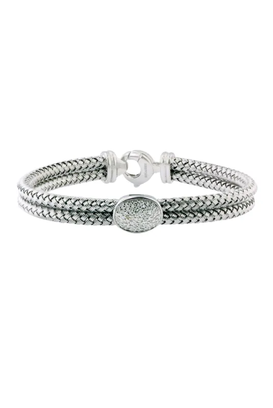 925 Sterling Silver and Diamond Bracelet, .15 TCW sold by Effy