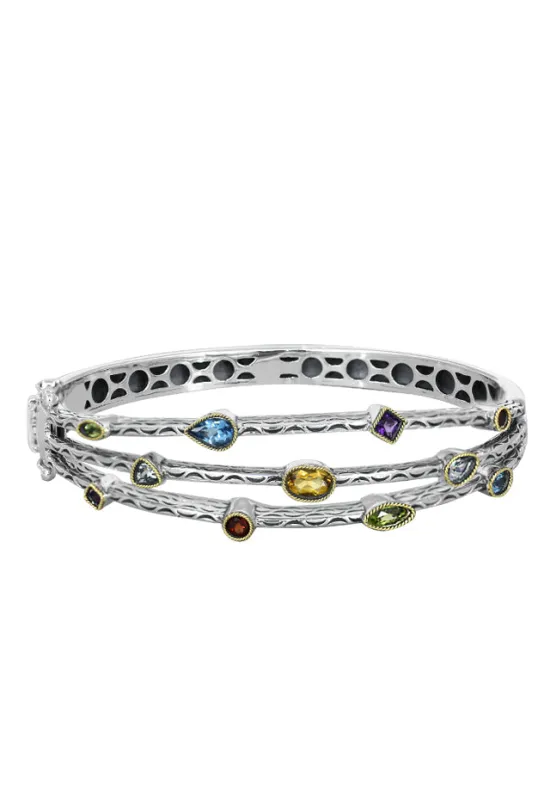 925 Multi Gemstone Bangle, 2.39 TCW sold by Effy