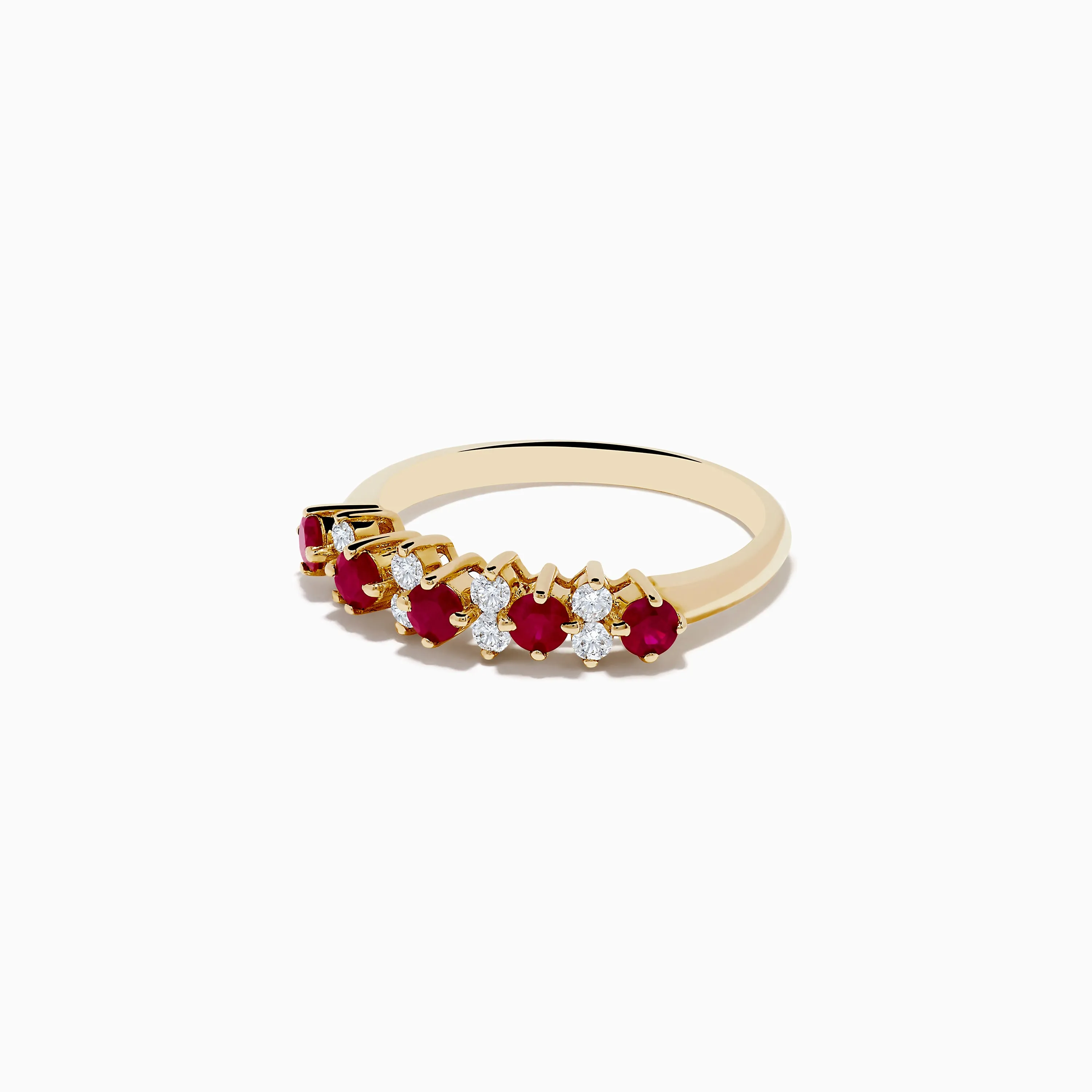 14K Yellow Gold Ruby and Diamond Band, 0.76 TCW sold by Effy product image thumbnail 2