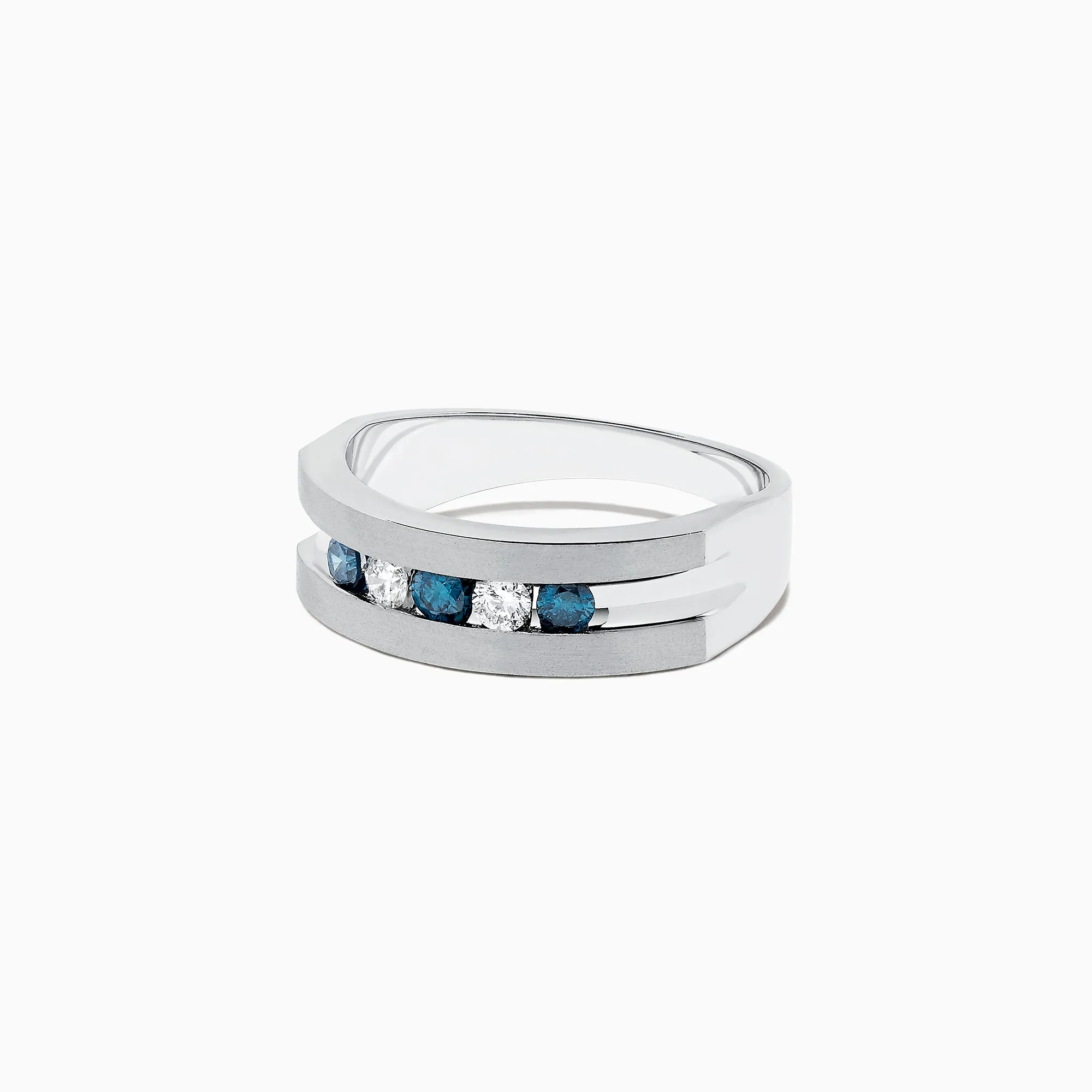 Men's Men's Blue and White Diamond Ring, .49 TCW sold by Effy product image thumbnail 2