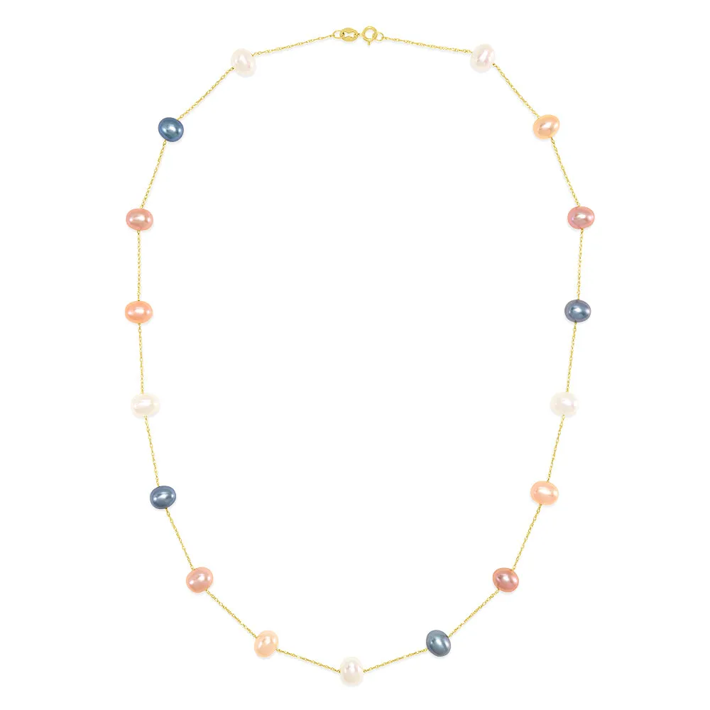 14K Yellow Gold Cultured Fresh Water Pearl 16.5" Necklace sold by Effy product image thumbnail 3