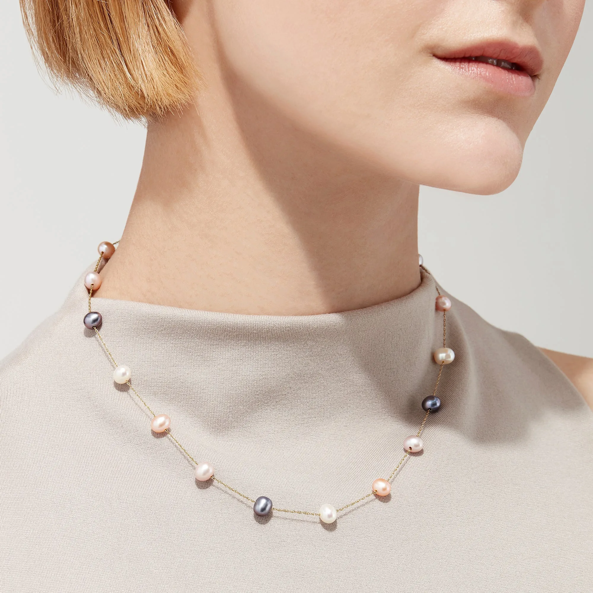 14K Yellow Gold Cultured Fresh Water Pearl 16.5" Necklace sold by Effy product image thumbnail 2