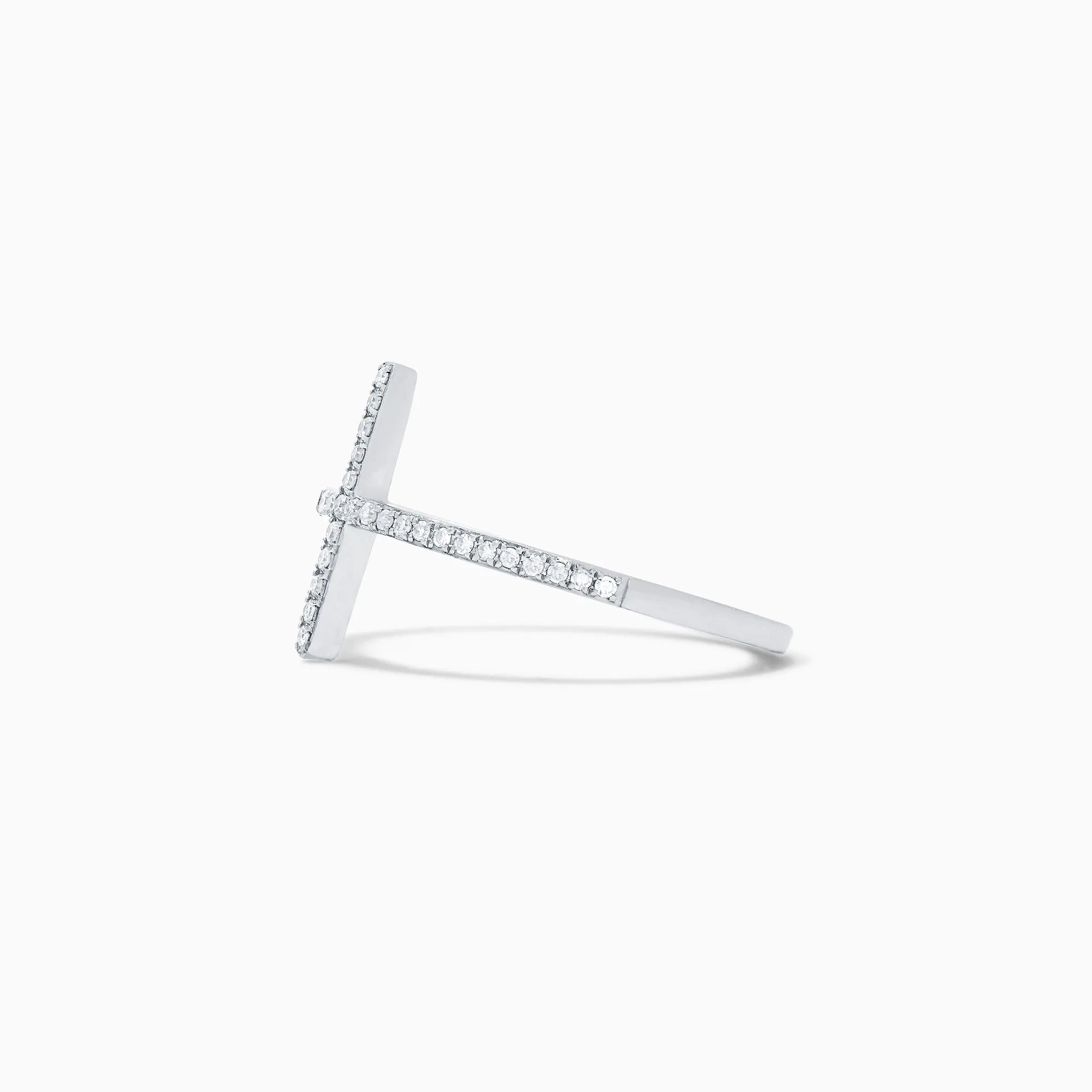 Novelty 14K White Gold Diamond Cross Ring, 0.10 TCW sold by Effy product image thumbnail 4